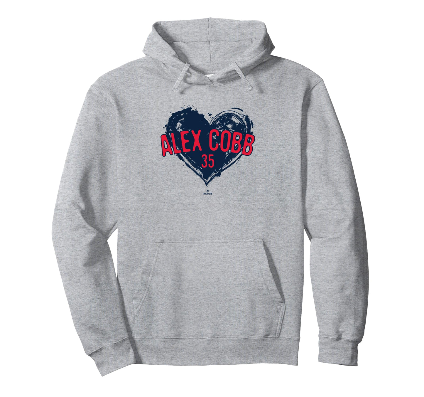 Distressed Heart Alex Cobb Hoodie - Casual Everyday Wear Men Women - T-Shirt, Sweatshirt, Hoodie