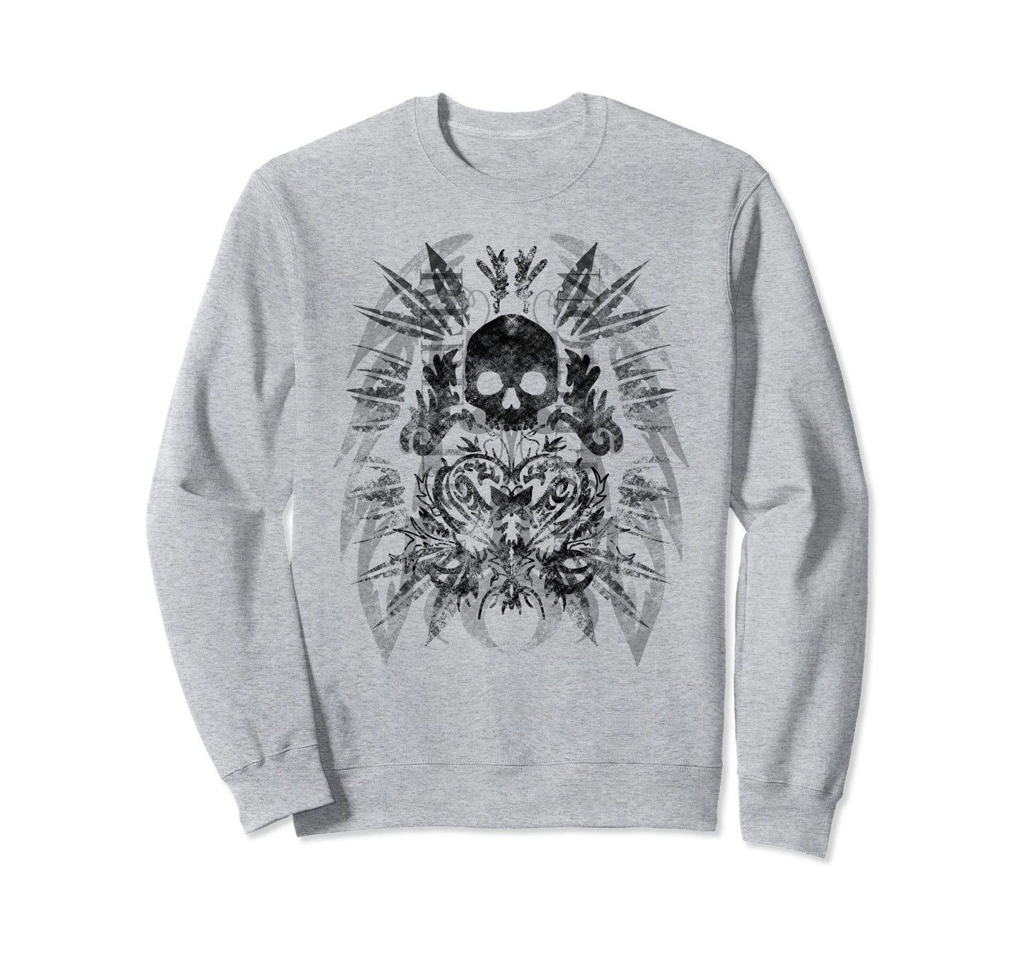 Aesthetic Y2K Fairy Wings Skeleton Sweatshirt - Aesthetic Graphic Unisex - T-Shirt, Sweatshirt, Hoodie