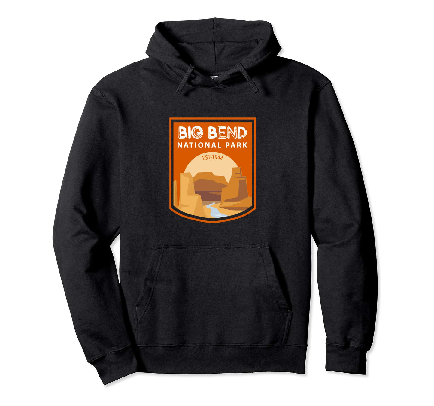Distressed Big Bend National Park Hoodie - Aesthetic Graphic Unisex - T-Shirt, Sweatshirt, Hoodie