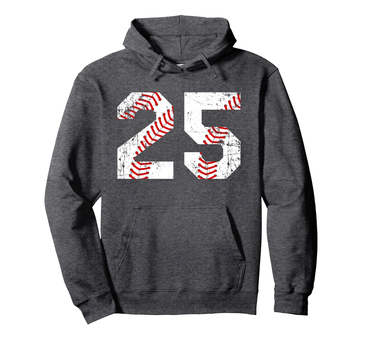 Baseball 25 Jersey Number Hoodie - Unique Graphic for Adults - T-Shirt, Sweatshirt, Hoodie