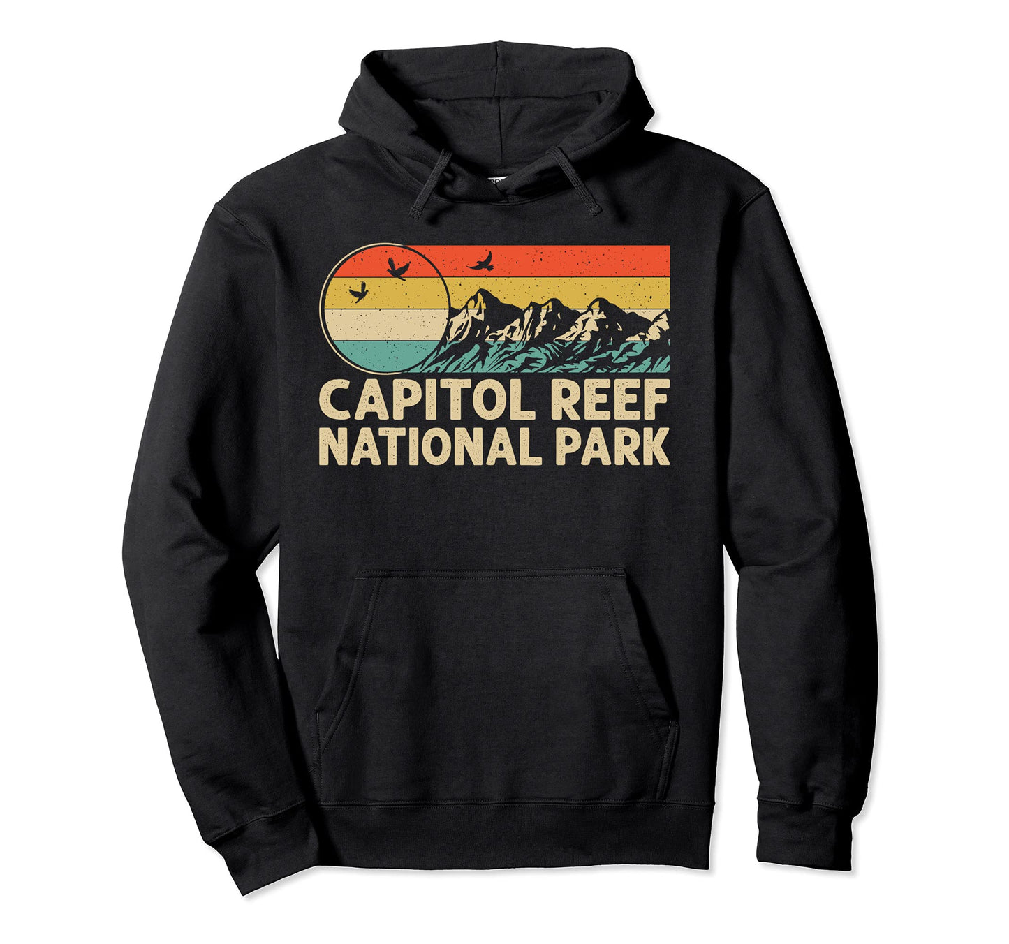 Hiking Camping Lover Capitol Reef Hoodie - Novelty Apparel for Adults - T-Shirt, Sweatshirt, Hoodie