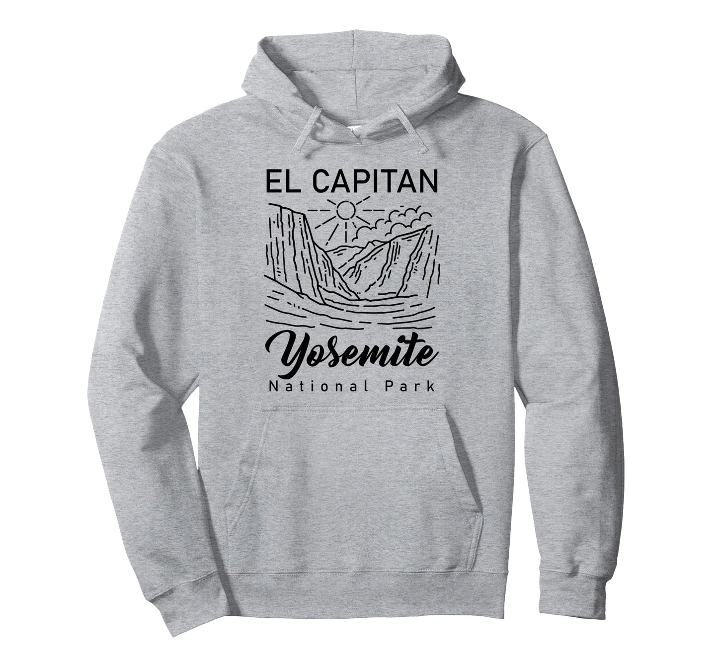 Yosemite National Park El Capitan Funny Hoodie - Novelty Apparel Unisex - T-Shirt, Sweatshirt, Hoodie