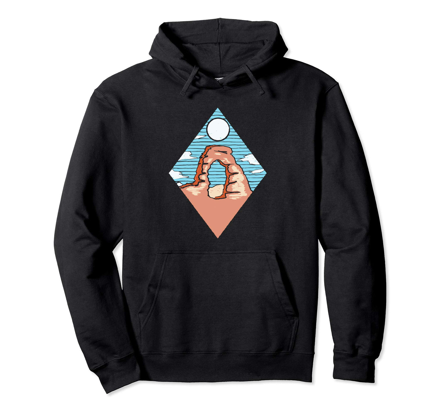 Arches National Park Artistic Hoodie - Custom Art Print for Adults - T-Shirt, Sweatshirt, Hoodie