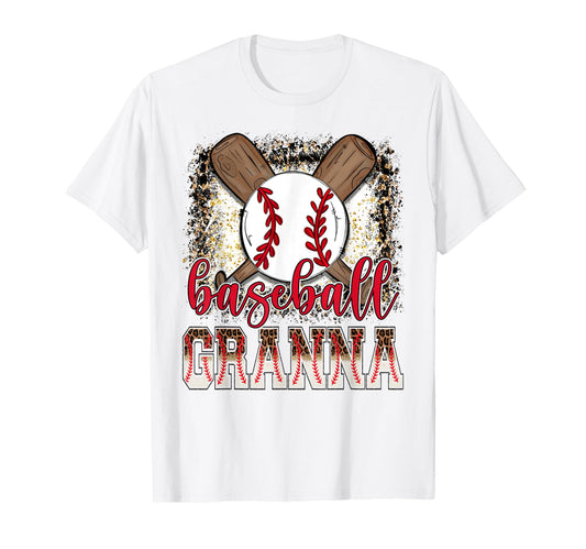 Baseball Granna Leopard Proud Ball T-Shirt - Streetwear Style Men Women - T-Shirt, Sweatshirt, Hoodie