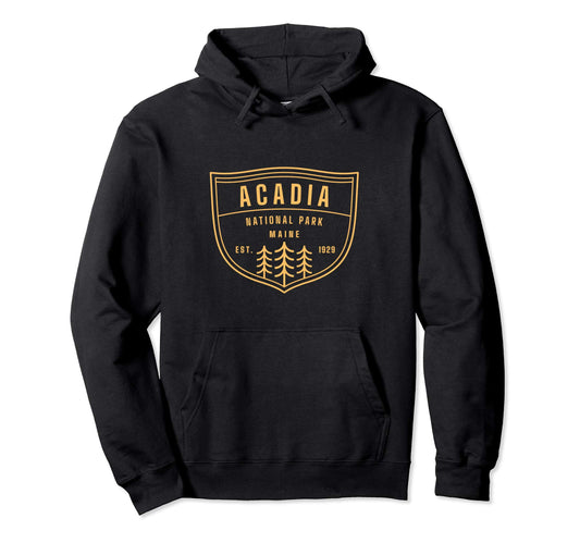 Acadia National Park Maine Souvenir Hoodie - Streetwear Style Men Women - T-Shirt, Sweatshirt, Hoodie
