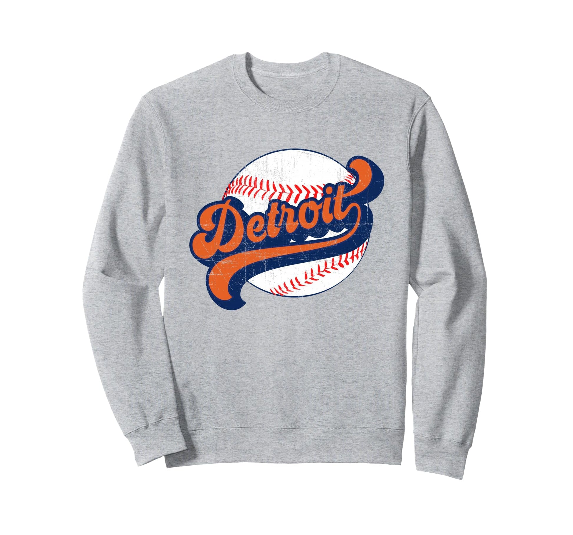 Detroit Baseball Sweatshirt - Novelty Apparel for Adults - T-Shirt, Sweatshirt, Hoodie