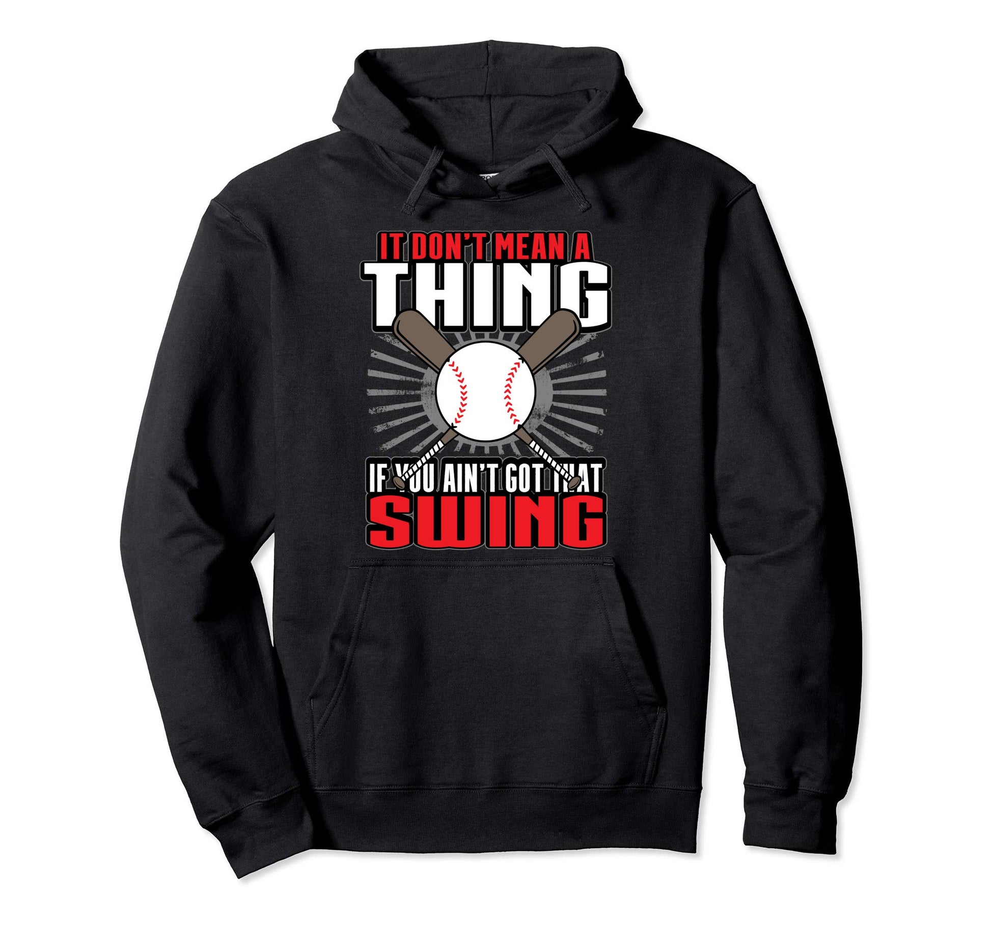 Baseball Player Funny Gifts Teen Hoodie - Custom Art Print Men Women - T-Shirt, Sweatshirt, Hoodie