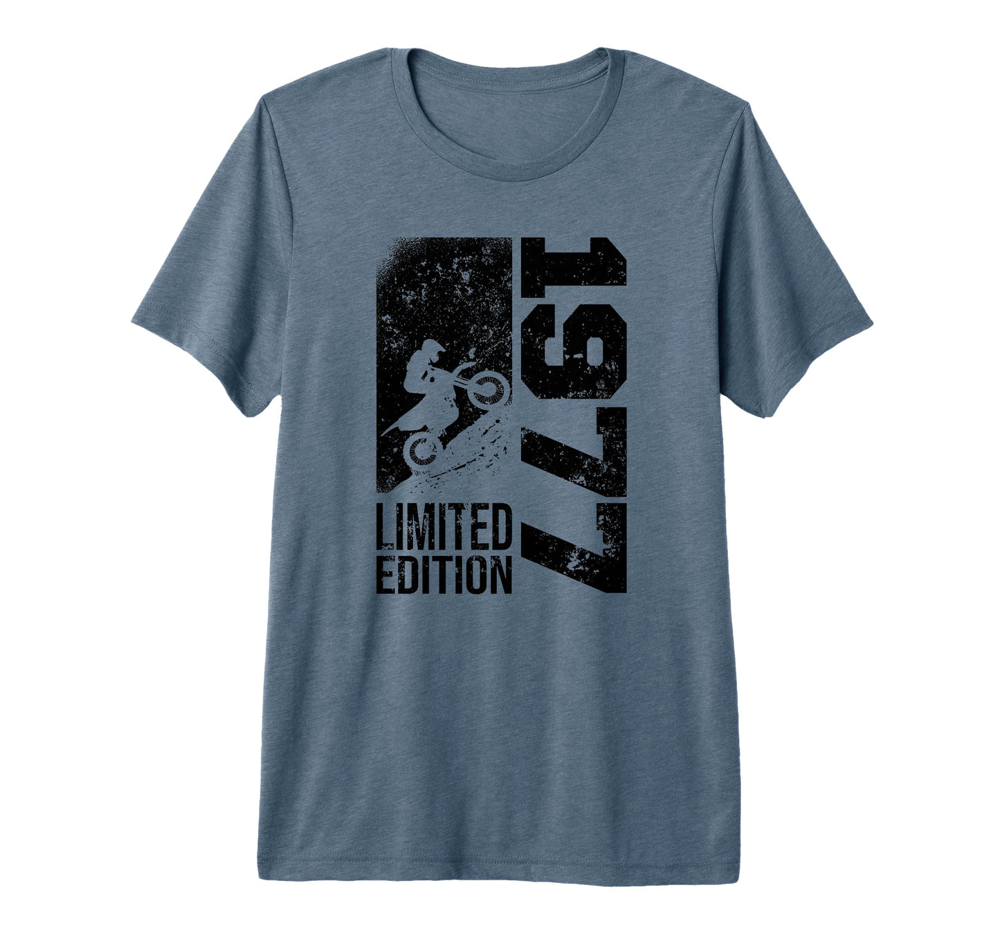 Motorcycle 1977 Birthday Dirtbike T-Shirt - Casual Everyday Wear Unisex - T-Shirt, Sweatshirt, Hoodie