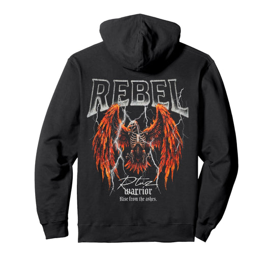 Back Y2K Streetwear Phoenix Hoodie - Trendy Graphic Unisex - T-Shirt, Sweatshirt, Hoodie