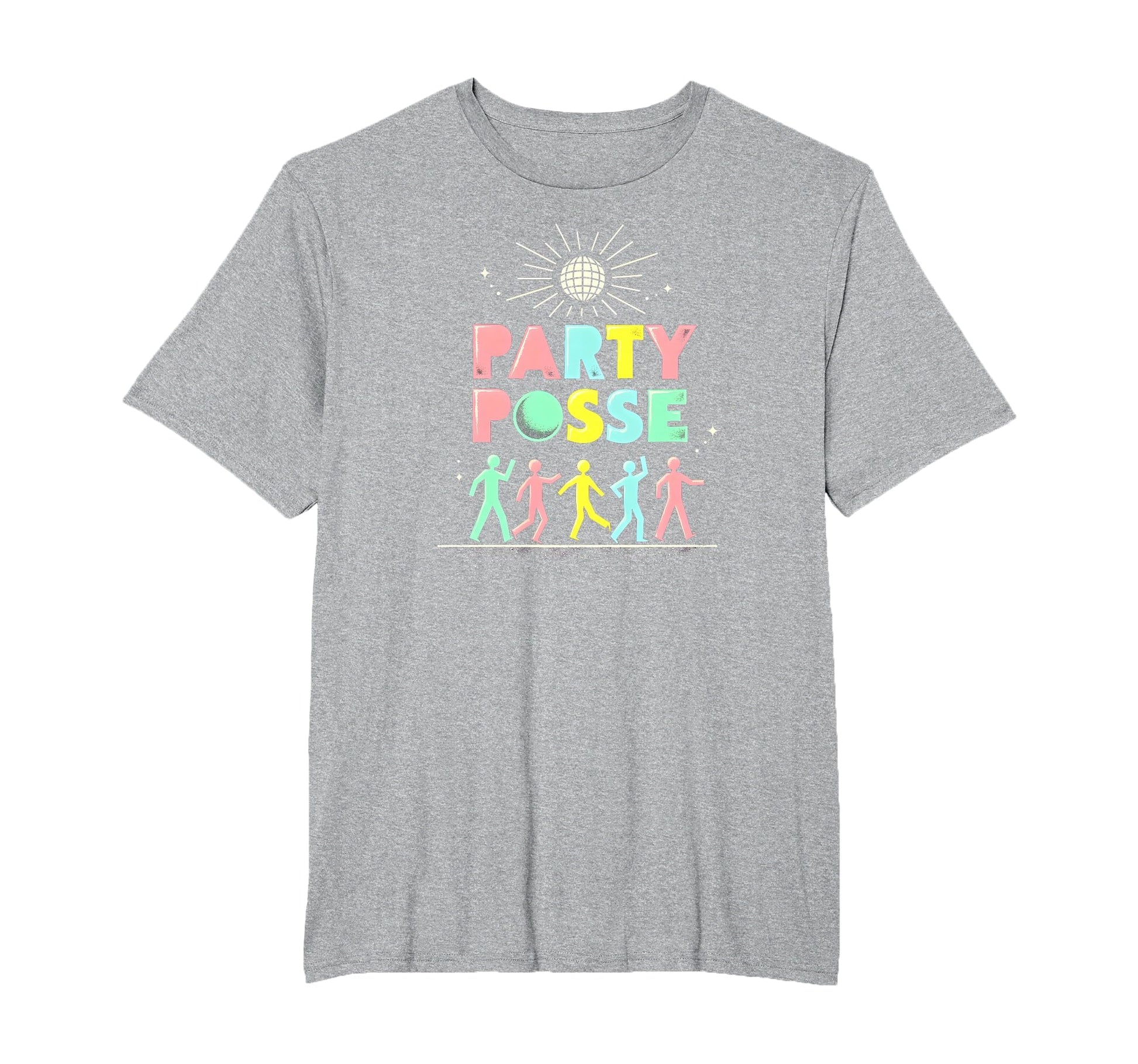 Party Posse Disco Fever Squad Night T-Shirt - Aesthetic Graphic for Adults - T-Shirt, Sweatshirt, Hoodie