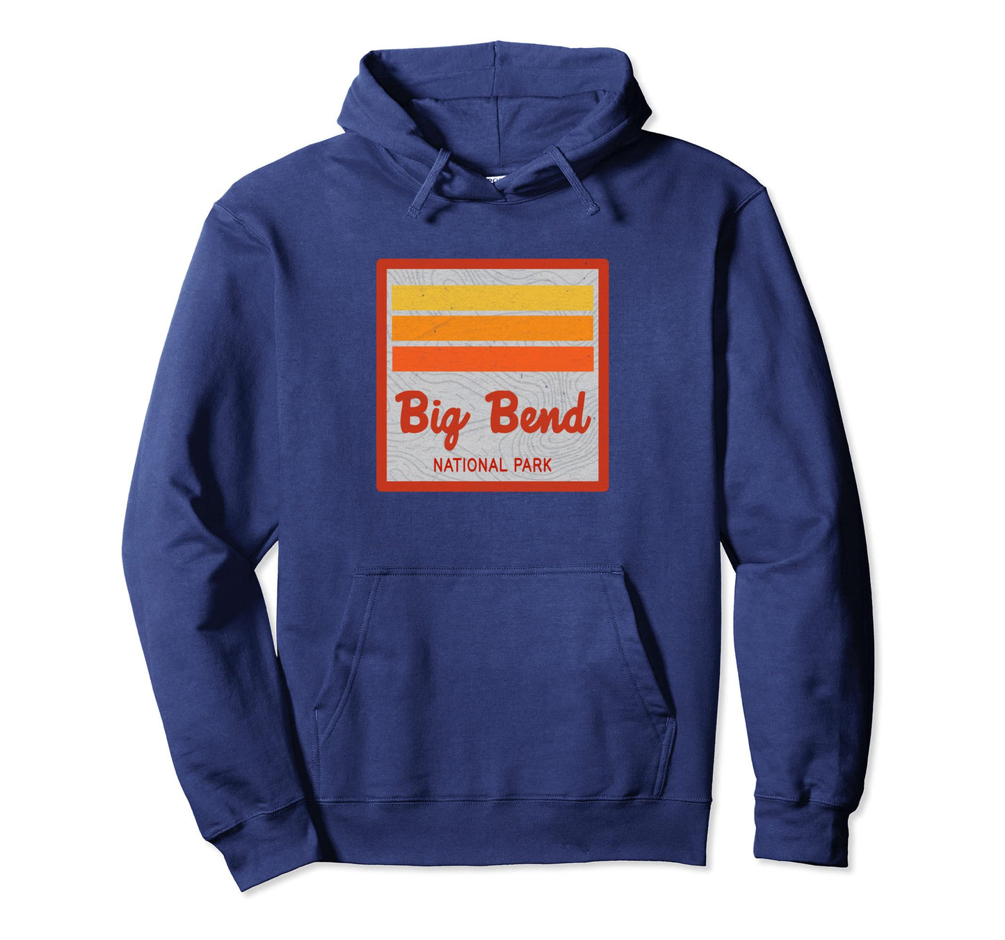 Big Bend National Park Stripes Hoodie - Casual Everyday Wear Unisex - T-Shirt, Sweatshirt, Hoodie