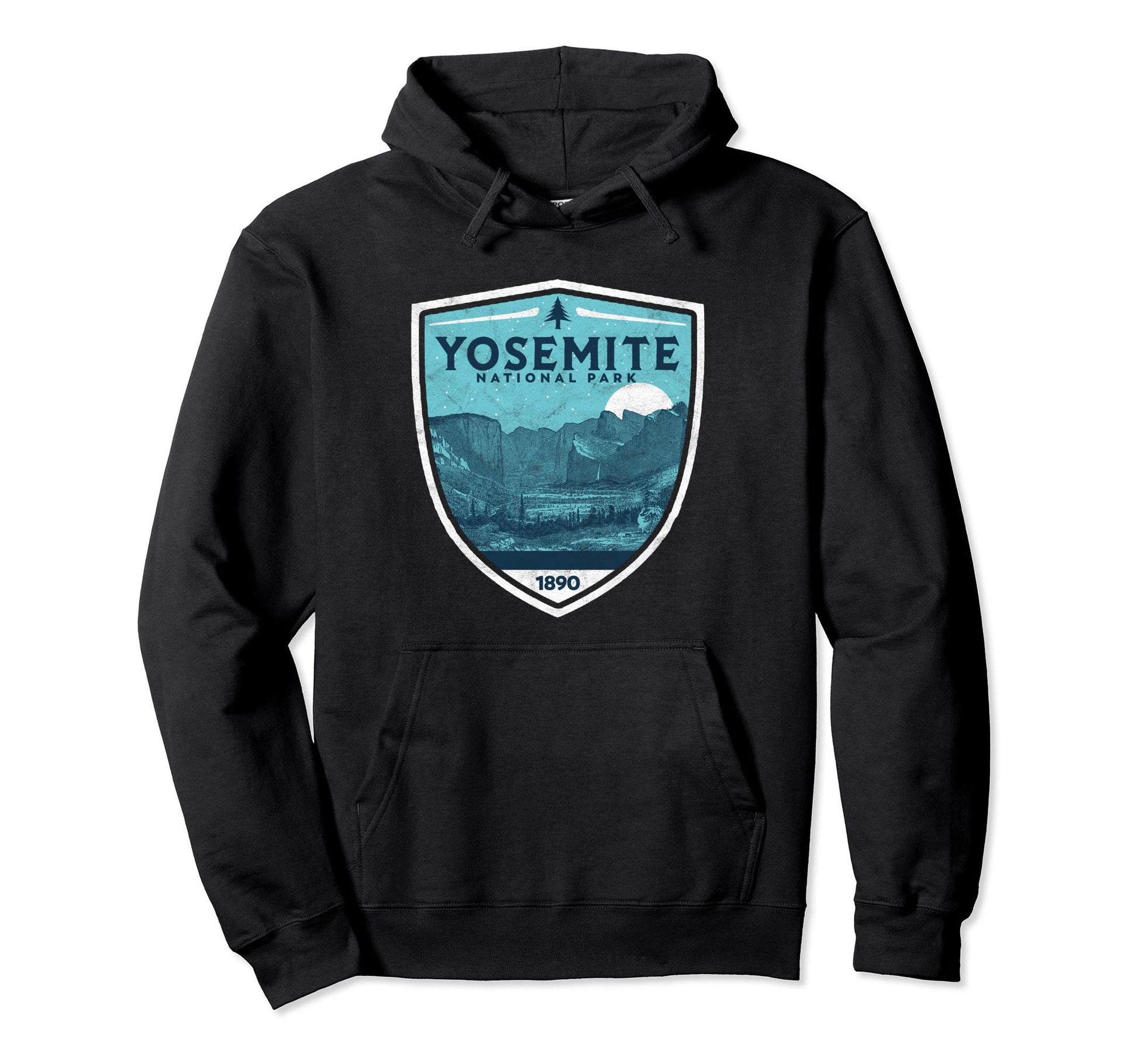 Yosemite Valley National Park Hoodie - Minimalist Print Unisex - T-Shirt, Sweatshirt, Hoodie