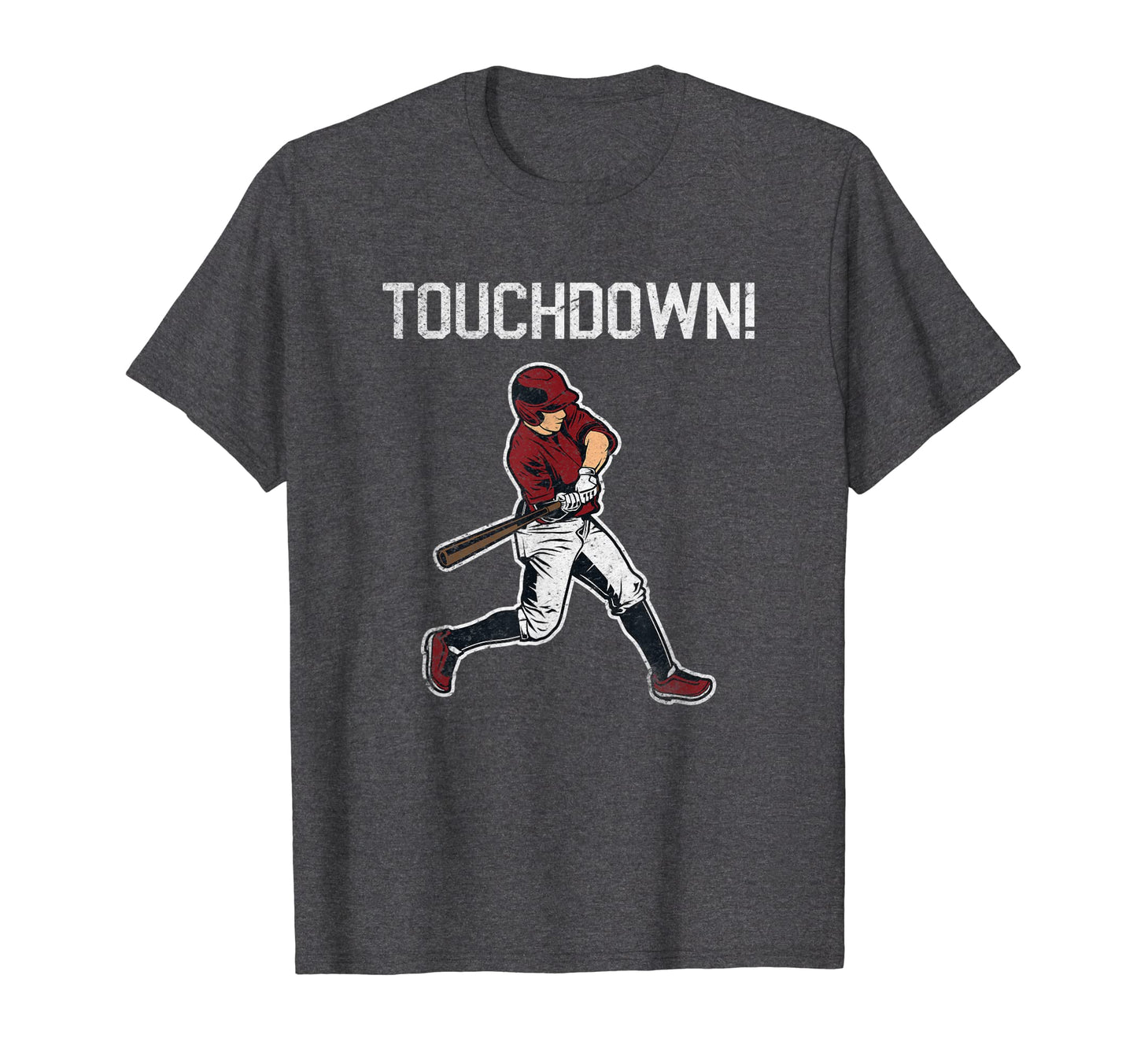Funny Baseball Football Touchdown T-Shirt - Custom Art Print for Adults - T-Shirt, Sweatshirt, Hoodie