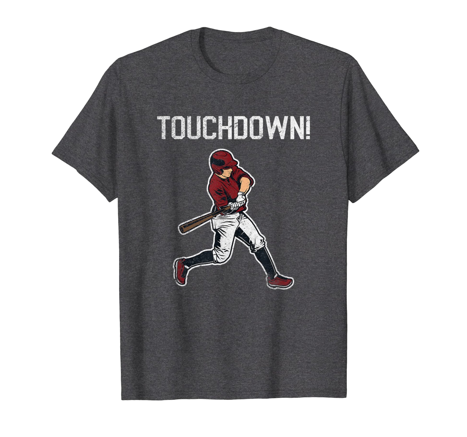 Funny Baseball Football Touchdown T-Shirt - Custom Art Print for Adults - T-Shirt, Sweatshirt, Hoodie
