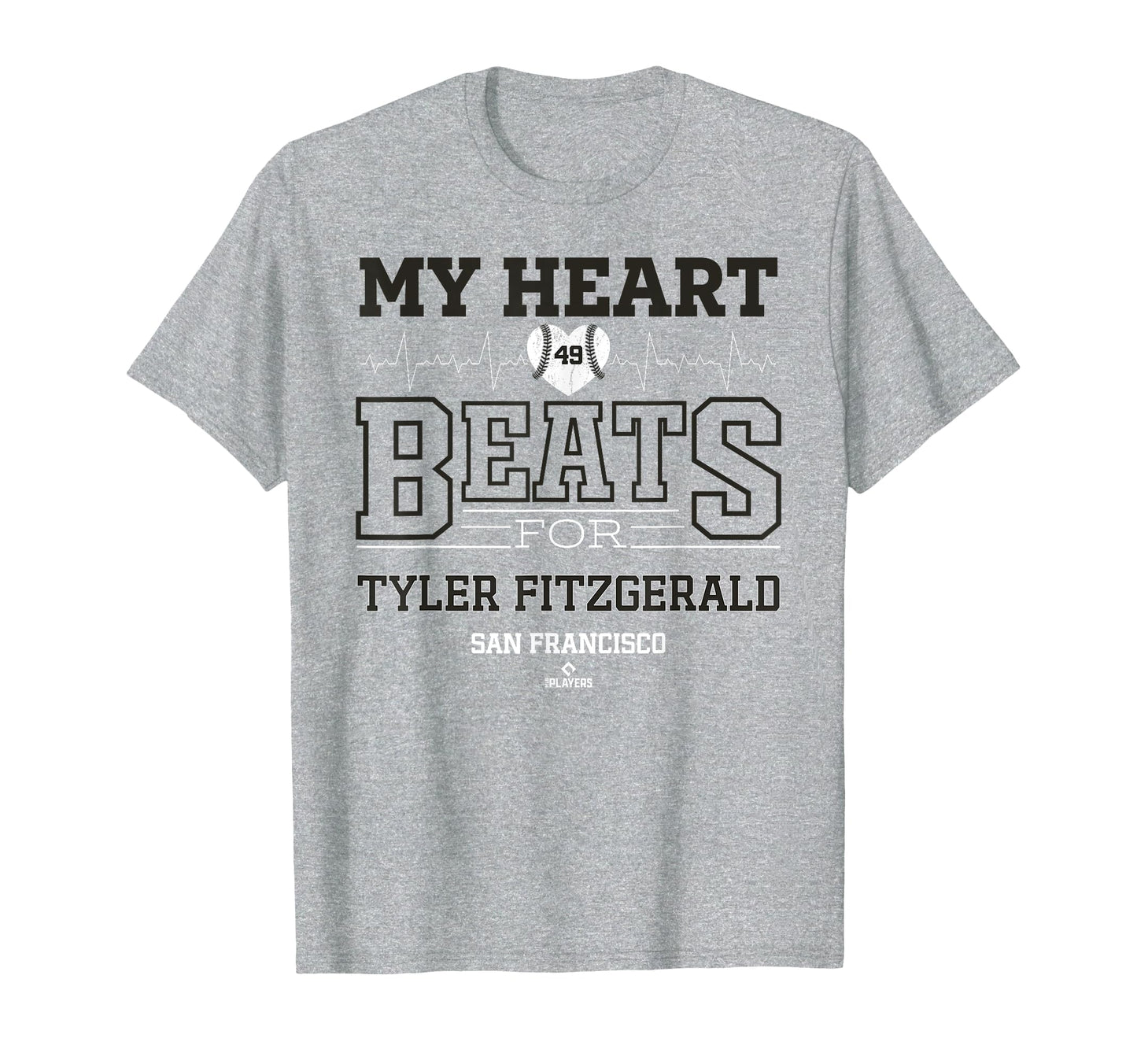 My Heart Beats Tyler Fitzgerald San T-Shirt - Custom Art Print Men Women - T-Shirt, Sweatshirt, Hoodie