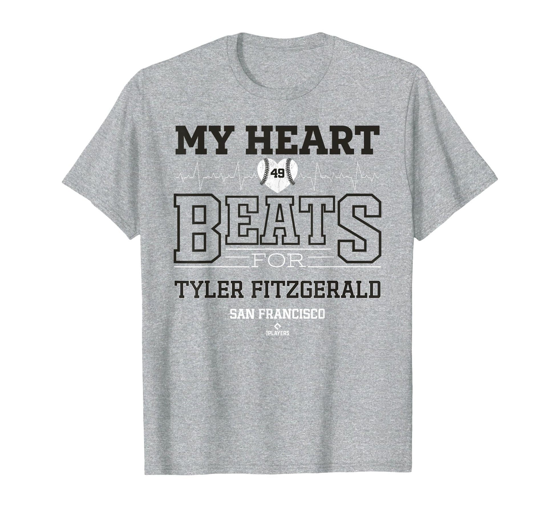 My Heart Beats Tyler Fitzgerald San T-Shirt - Custom Art Print Men Women - T-Shirt, Sweatshirt, Hoodie