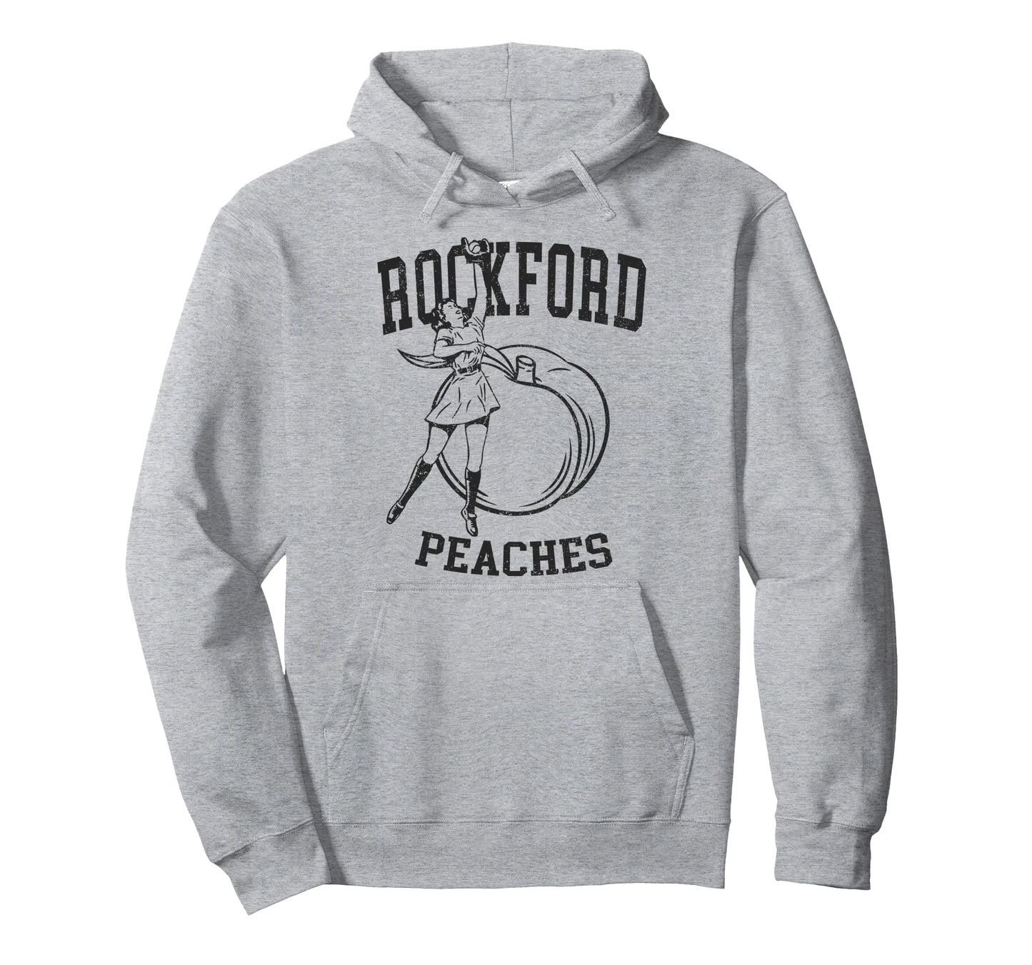 Rockford Peaches Womens Baseball Sweatshirt - Custom Art Print for Adults - T-Shirt, Sweatshirt, Hoodie