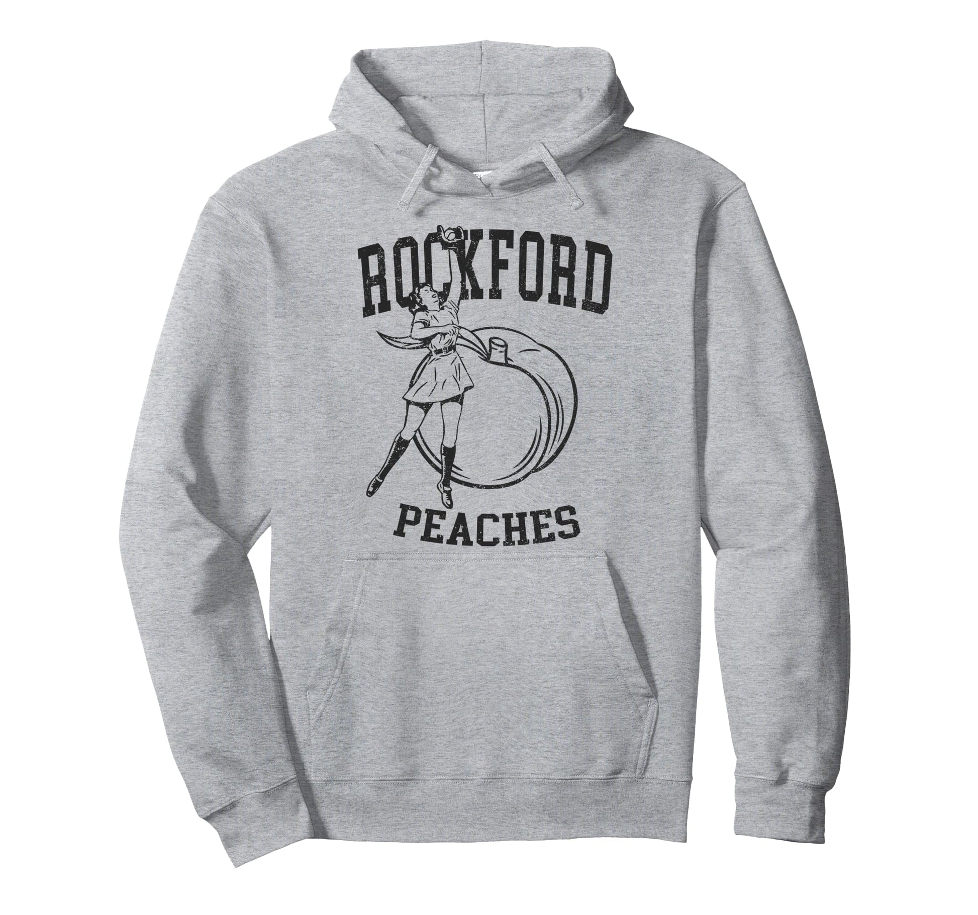 Rockford Peaches Womens Baseball Sweatshirt - Custom Art Print for Adults - T-Shirt, Sweatshirt, Hoodie