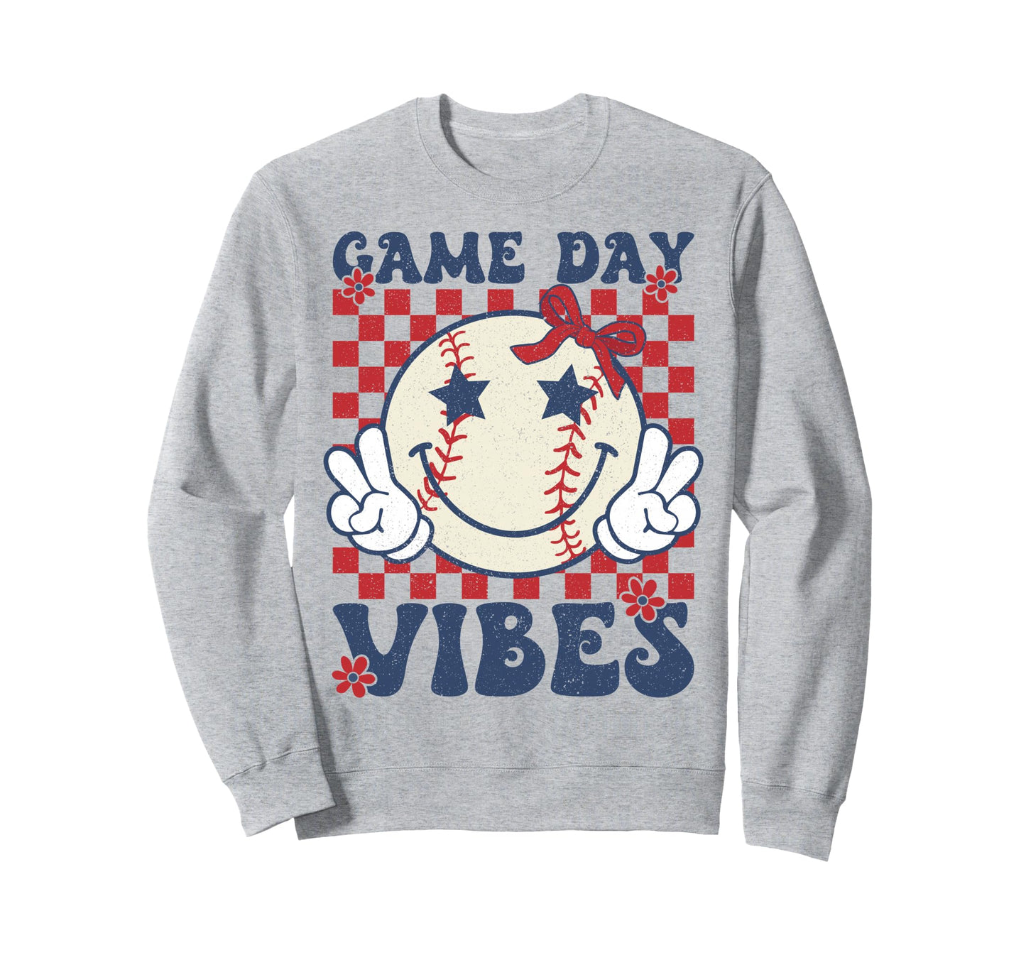 Game Day Vibes Coquette Bow Sweatshirt - Casual Everyday Wear Unisex - T-Shirt, Sweatshirt, Hoodie