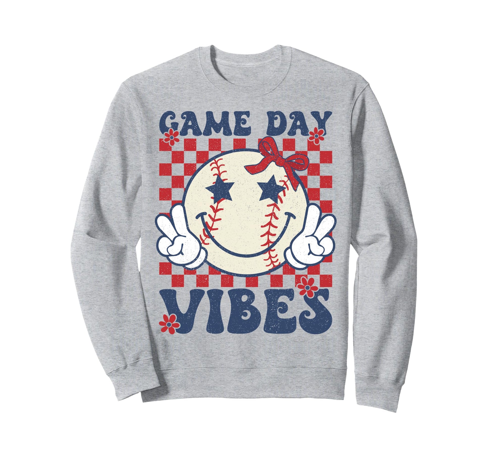 Game Day Vibes Coquette Bow Sweatshirt - Casual Everyday Wear Unisex - T-Shirt, Sweatshirt, Hoodie