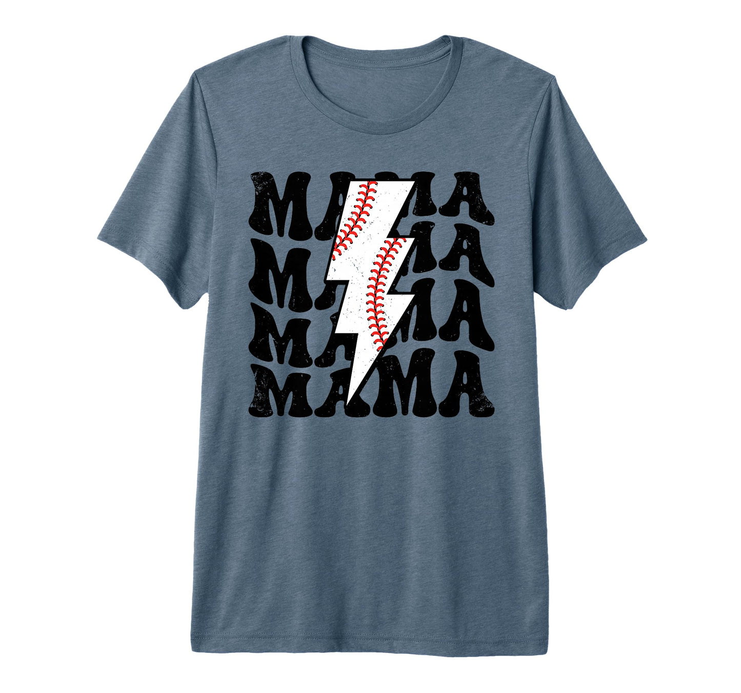 Lightning Groovy Proud Mom Baseball T-Shirt - Aesthetic Graphic Men Women - T-Shirt, Sweatshirt, Hoodie
