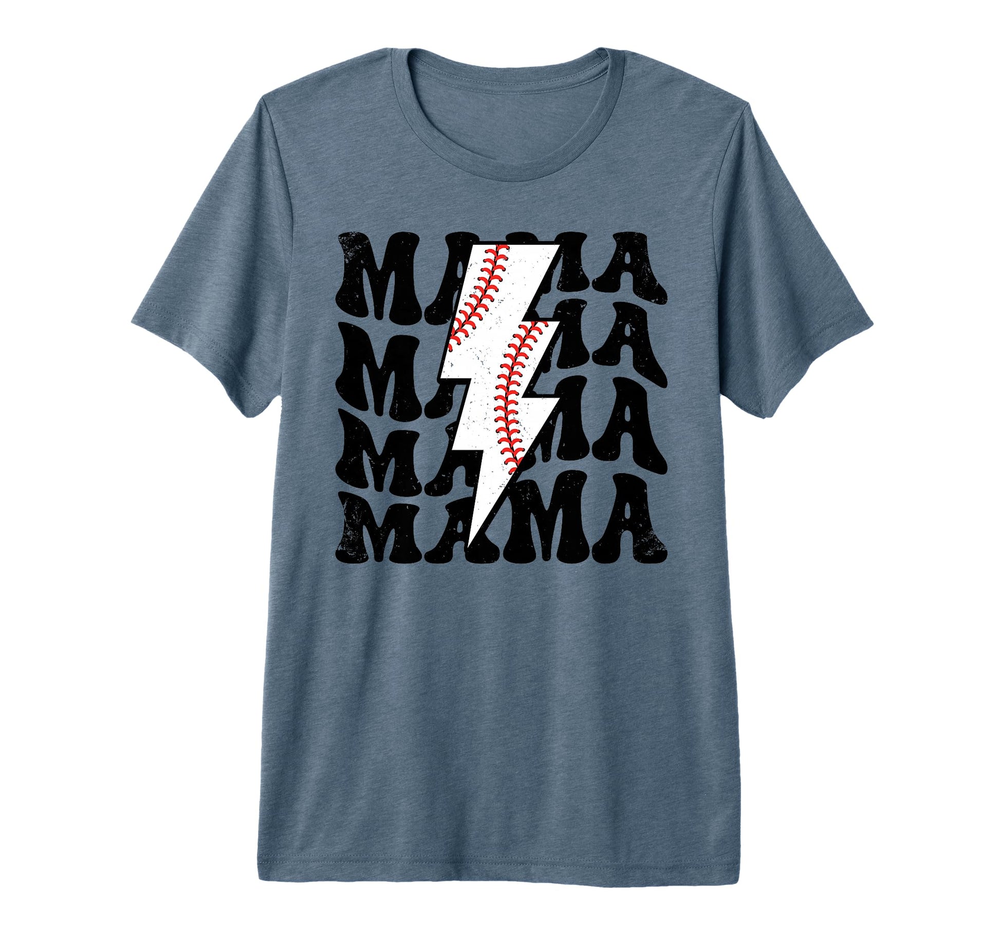Lightning Groovy Proud Mom Baseball T-Shirt - Aesthetic Graphic Men Women - T-Shirt, Sweatshirt, Hoodie
