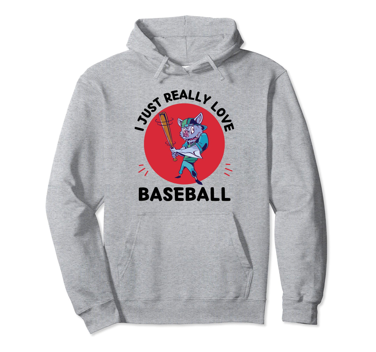 Kawaii Bat Lover I Just Really Love Hoodie - Trendy Graphic for Adults - T-Shirt, Sweatshirt, Hoodie
