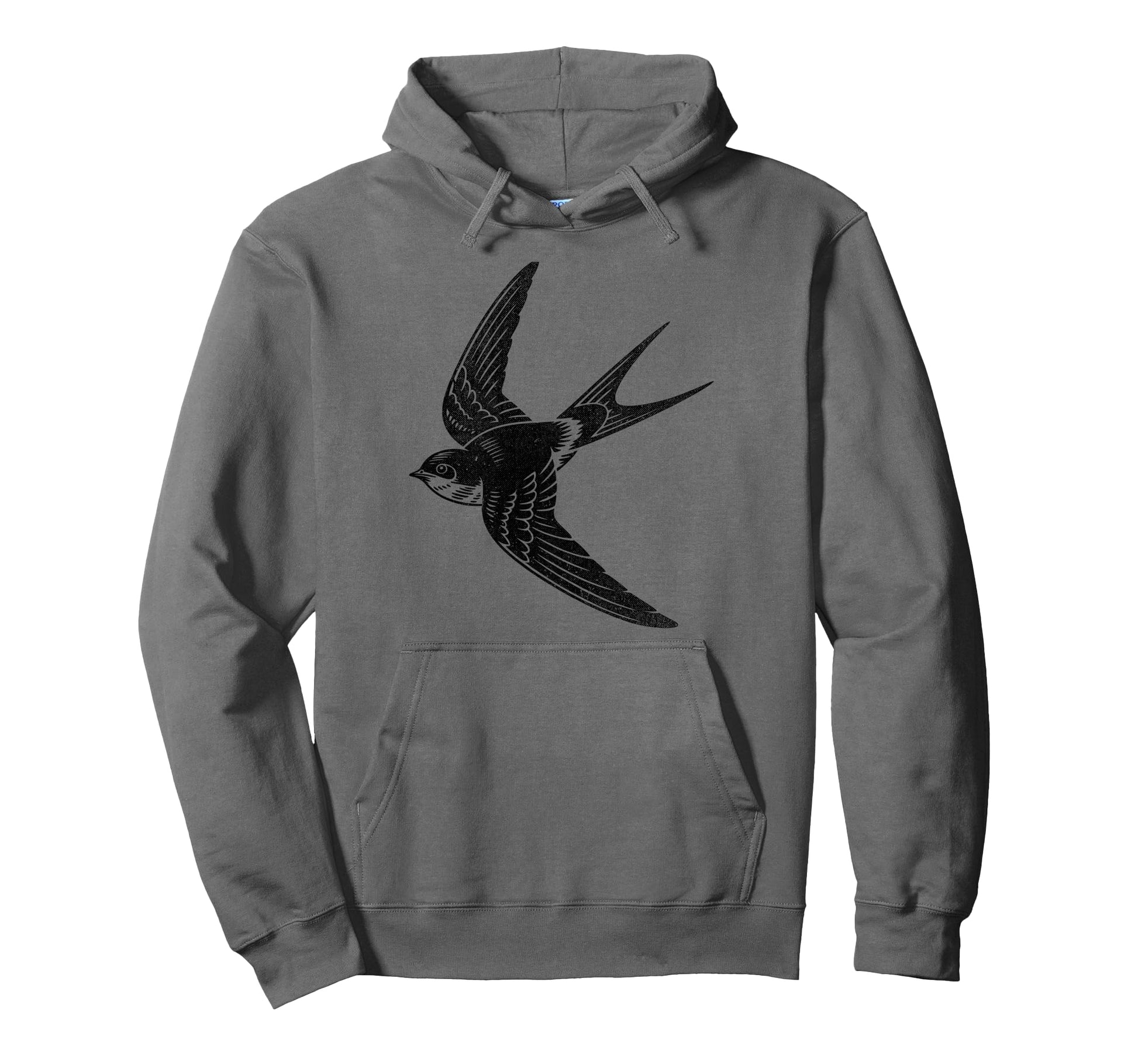 Swallow Bird Gothic Folk Art Hoodie - Trendy Graphic for Adults - T-Shirt, Sweatshirt, Hoodie