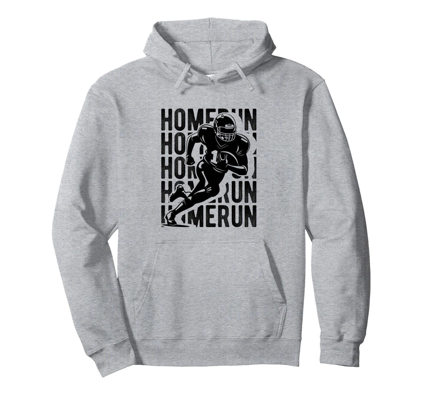 Homerun Football Player Hoodie - Unique Graphic Unisex - T-Shirt, Sweatshirt, Hoodie