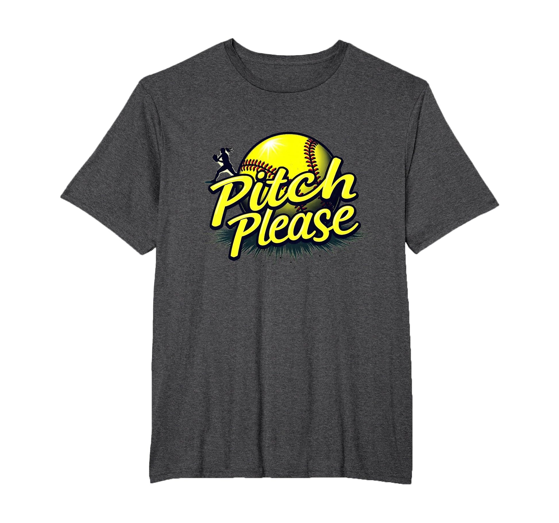 Pitch Please Softball Sassy Athlete T-Shirt - Unique Graphic Men Women - T-Shirt, Sweatshirt, Hoodie