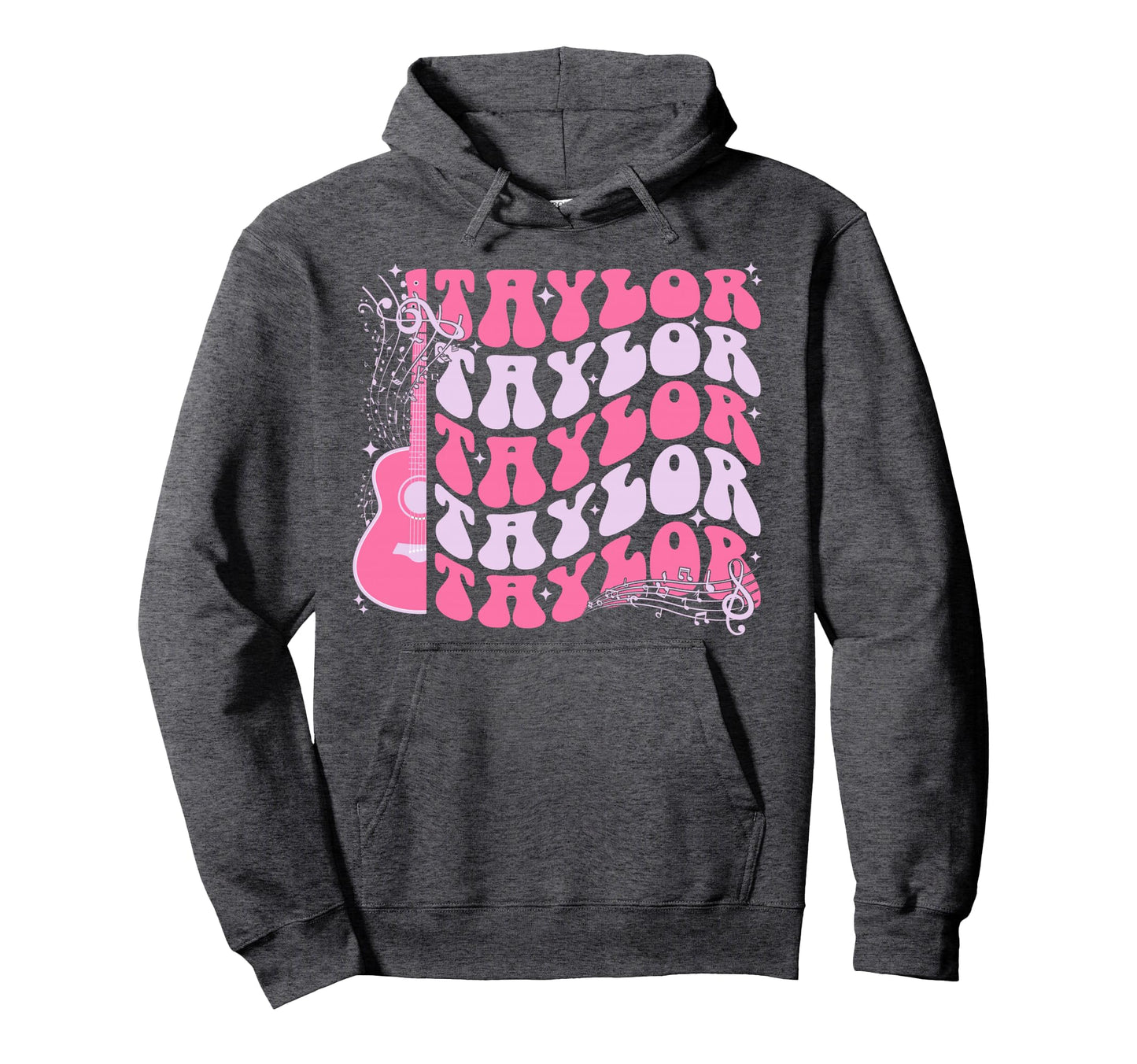 Taylor First Name Personalized Groovy Hoodie - Novelty Apparel for Adults - T-Shirt, Sweatshirt, Hoodie