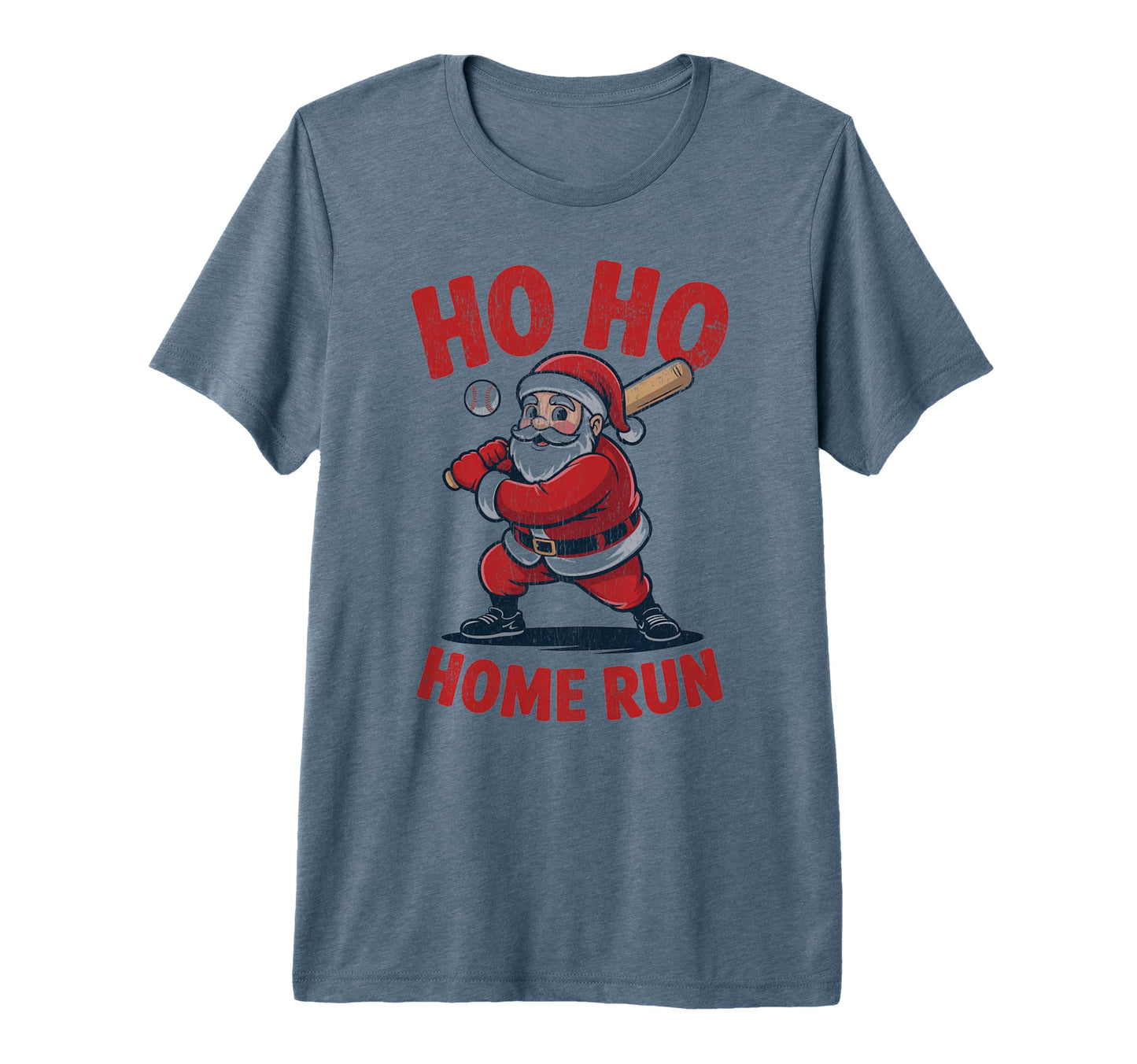 Ho Ho Home Run Funny Baseball Lover T-Shirt - Streetwear Style Unisex - T-Shirt, Sweatshirt, Hoodie
