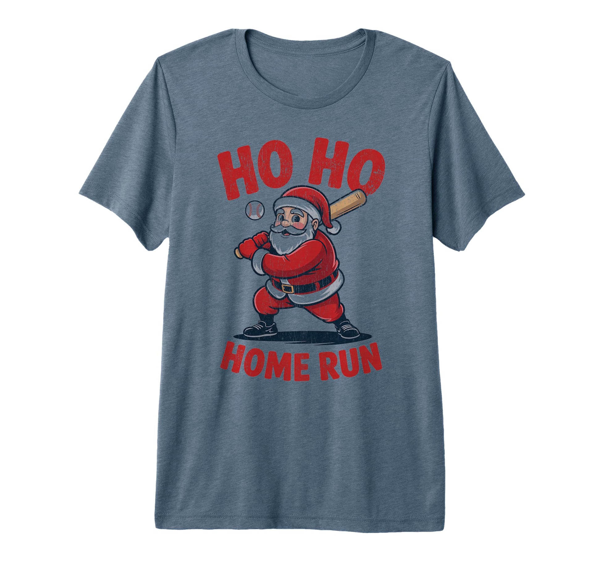 Ho Ho Home Run Funny Baseball Lover T-Shirt - Streetwear Style Unisex - T-Shirt, Sweatshirt, Hoodie