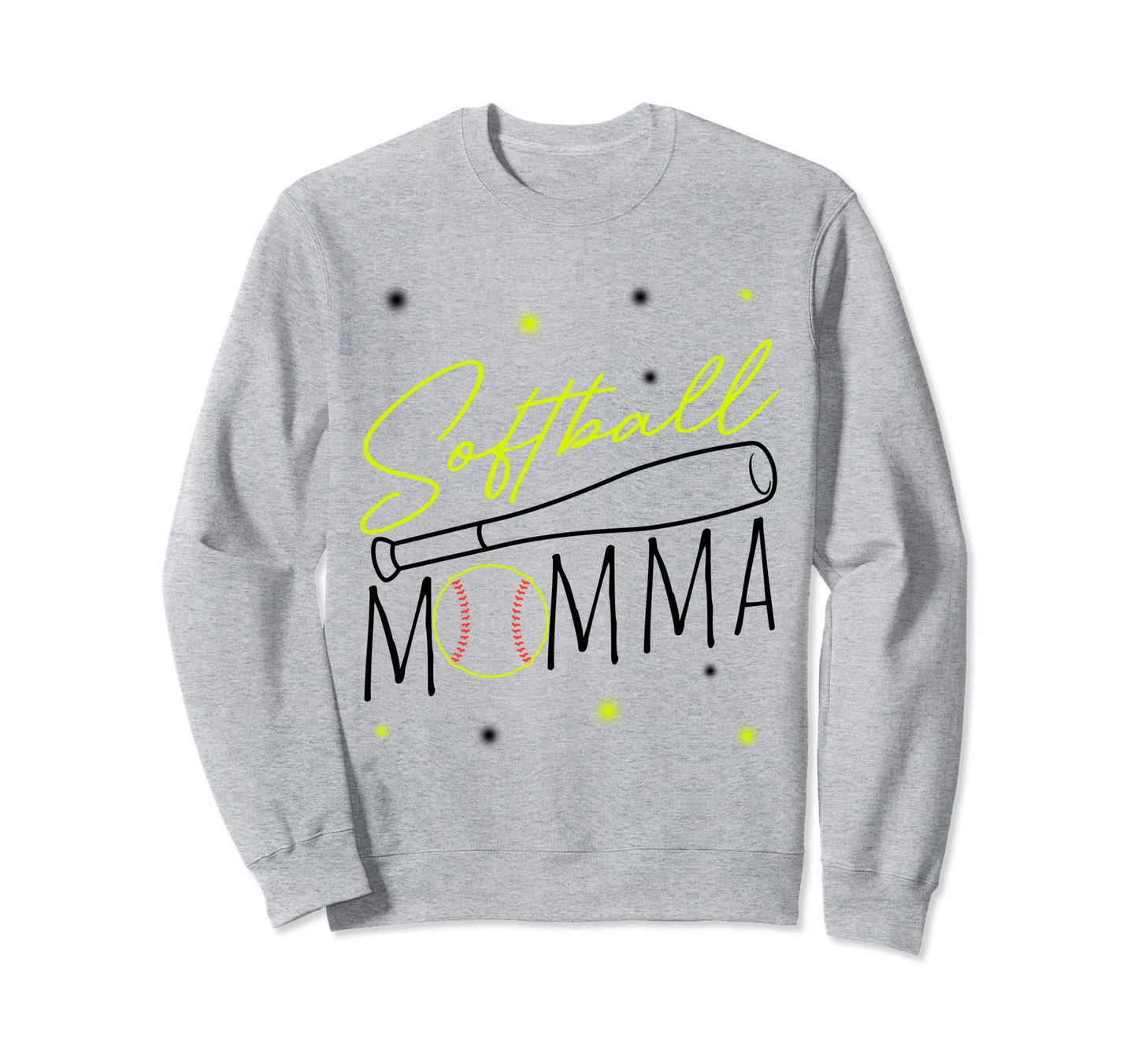 Softball Mom Sport Athlete Sweatshirt - Casual Everyday Wear for Adults - T-Shirt, Sweatshirt, Hoodie