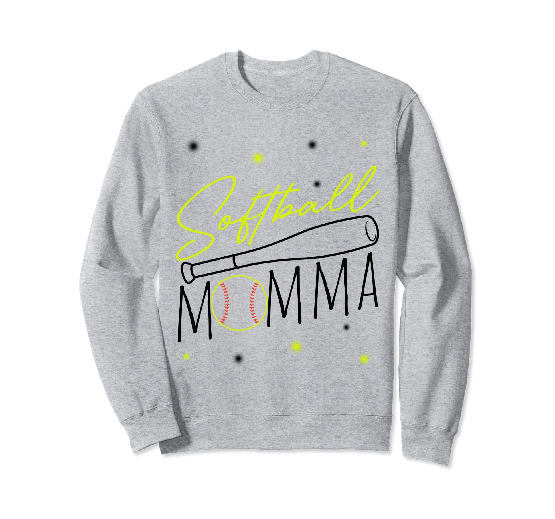 Softball Mom Sport Athlete Sweatshirt - Casual Everyday Wear for Adults - T-Shirt, Sweatshirt, Hoodie
