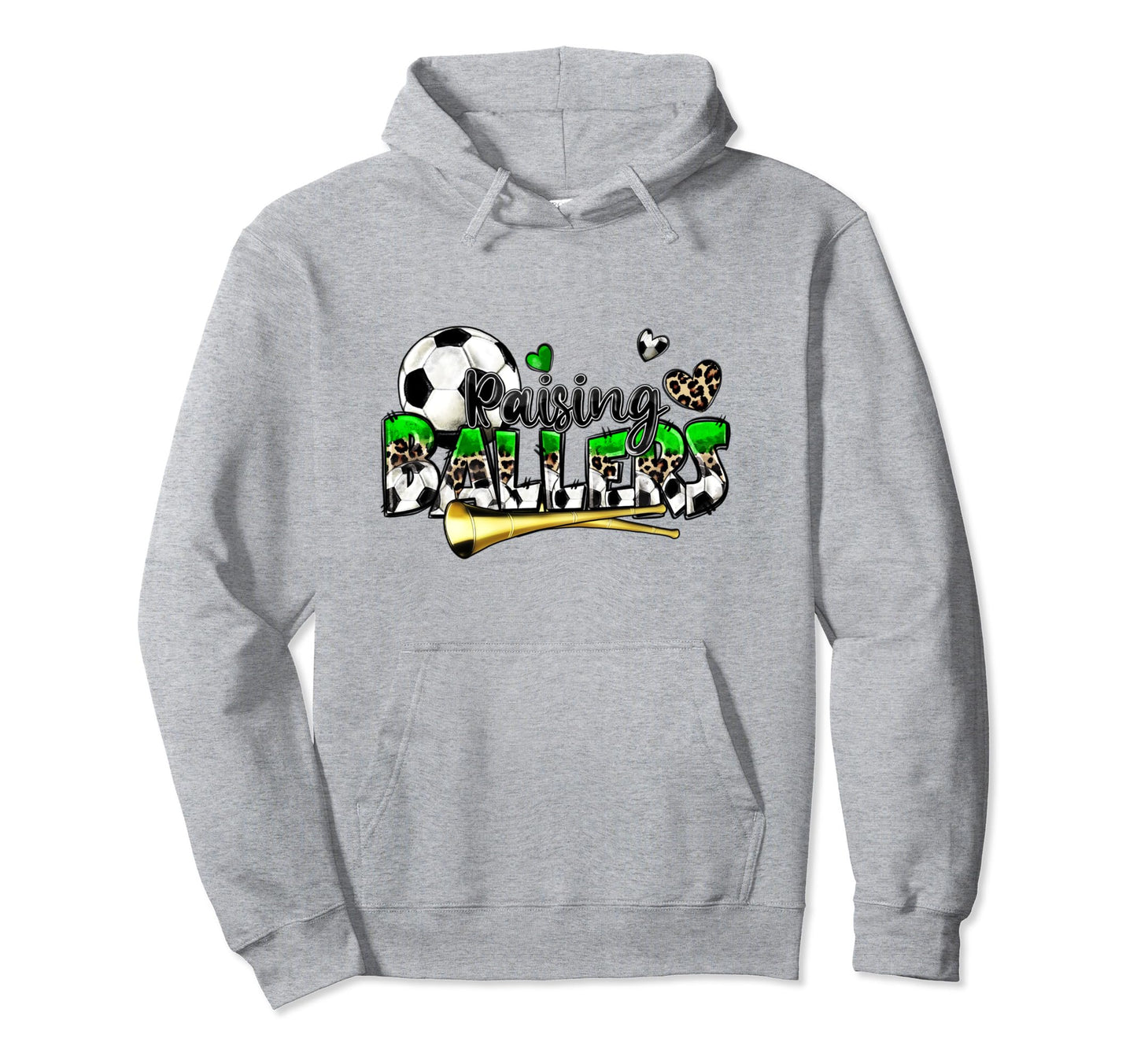 Raising Ballers Baseball Love Hoodie - Novelty Apparel for Adults - T-Shirt, Sweatshirt, Hoodie