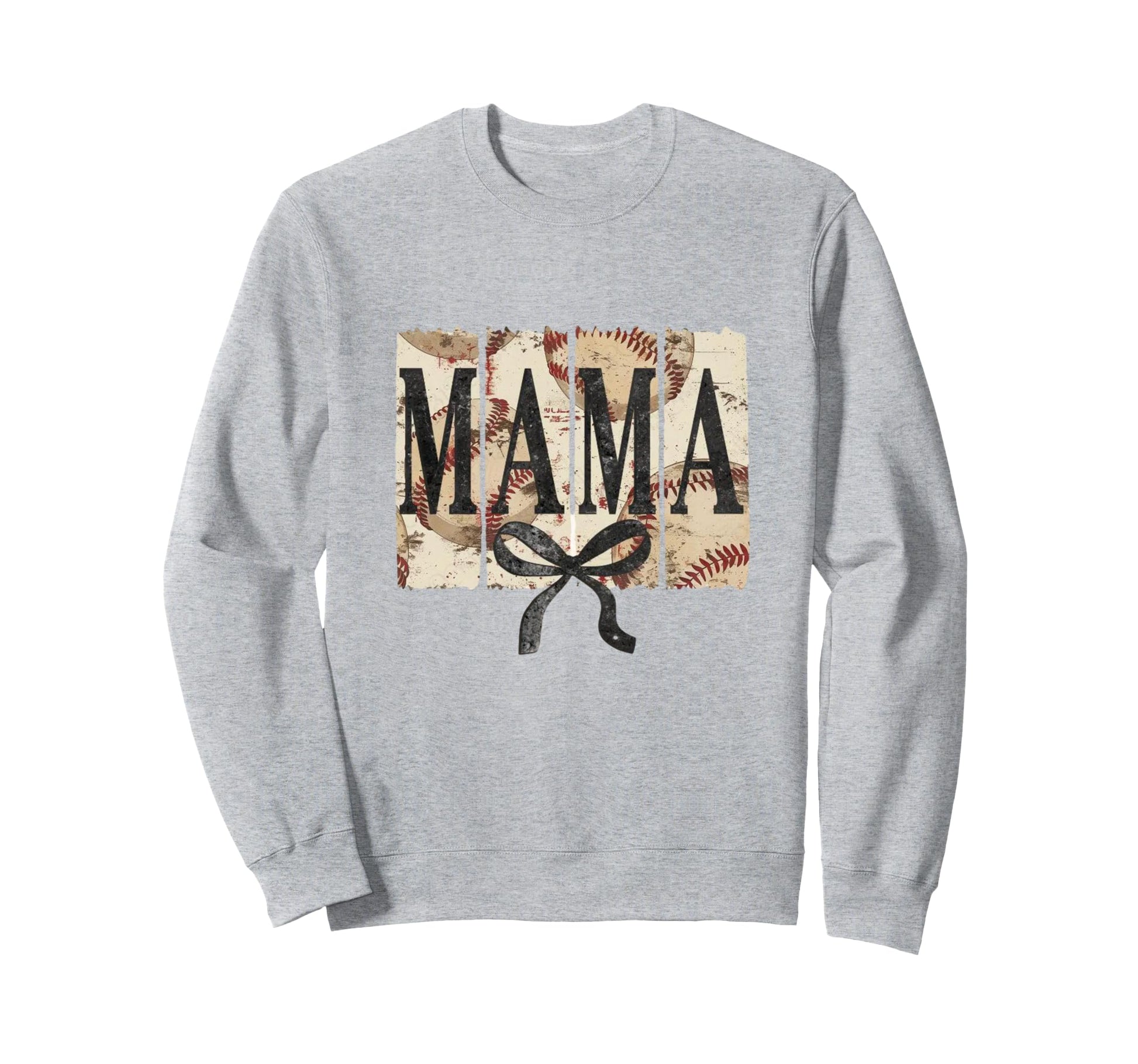 Baseball Mom Coquette Bow Sports Mom Sweatshirt - Unique Graphic for Adults - T-Shirt, Sweatshirt, Hoodie