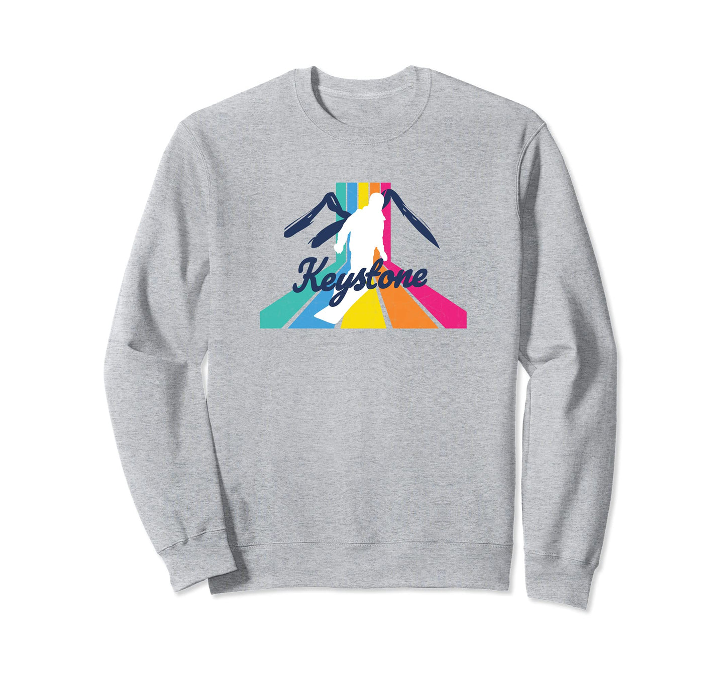 Snowboard Keystone Colorado Sweatshirt - Casual Everyday Wear for Adults - T-Shirt, Sweatshirt, Hoodie