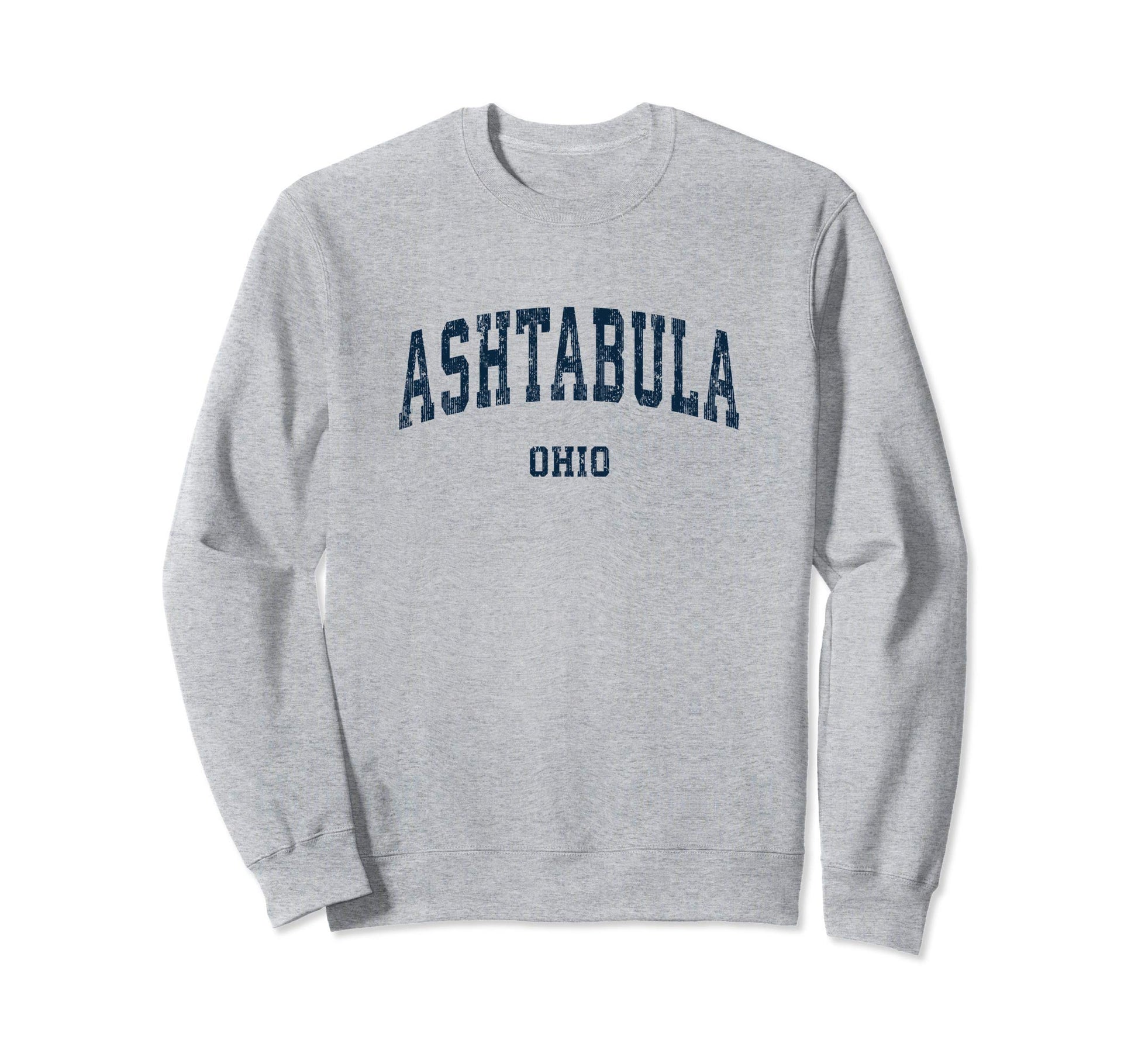 Ashtabula Ohio Oh Varsity Sports Navy Sweatshirt - Unique Graphic Men Women - T-Shirt, Sweatshirt, Hoodie
