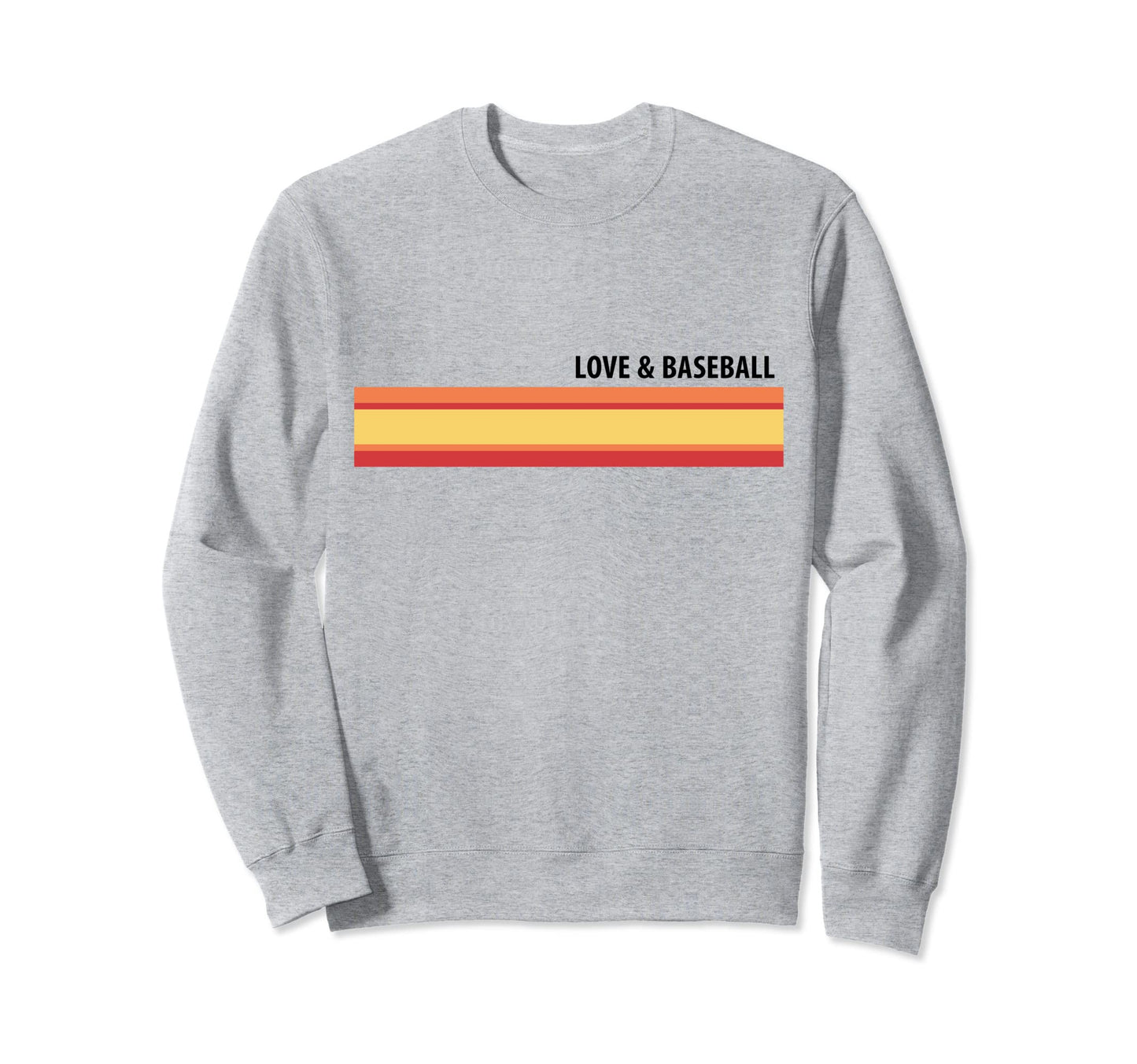 Love And Baseball Sweatshirt - Aesthetic Graphic Unisex - T-Shirt, Sweatshirt, Hoodie