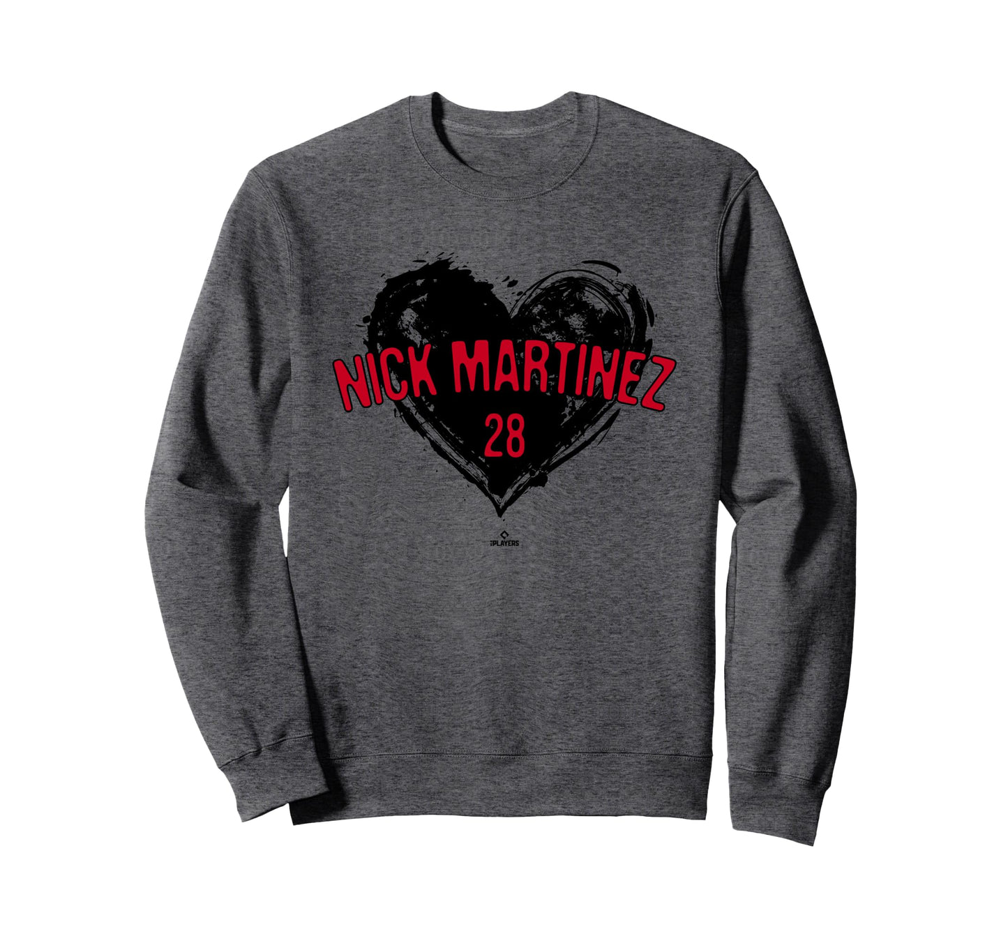 Distressed Heart Nick Martinez Sweatshirt - Unique Graphic Men Women - T-Shirt, Sweatshirt, Hoodie