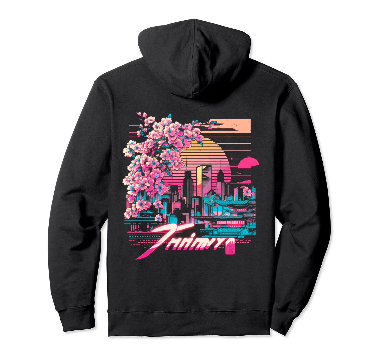 Cherry Blossom Japanese Japan Tokyo Hoodie - Novelty Apparel Men Women - T-Shirt, Sweatshirt, Hoodie