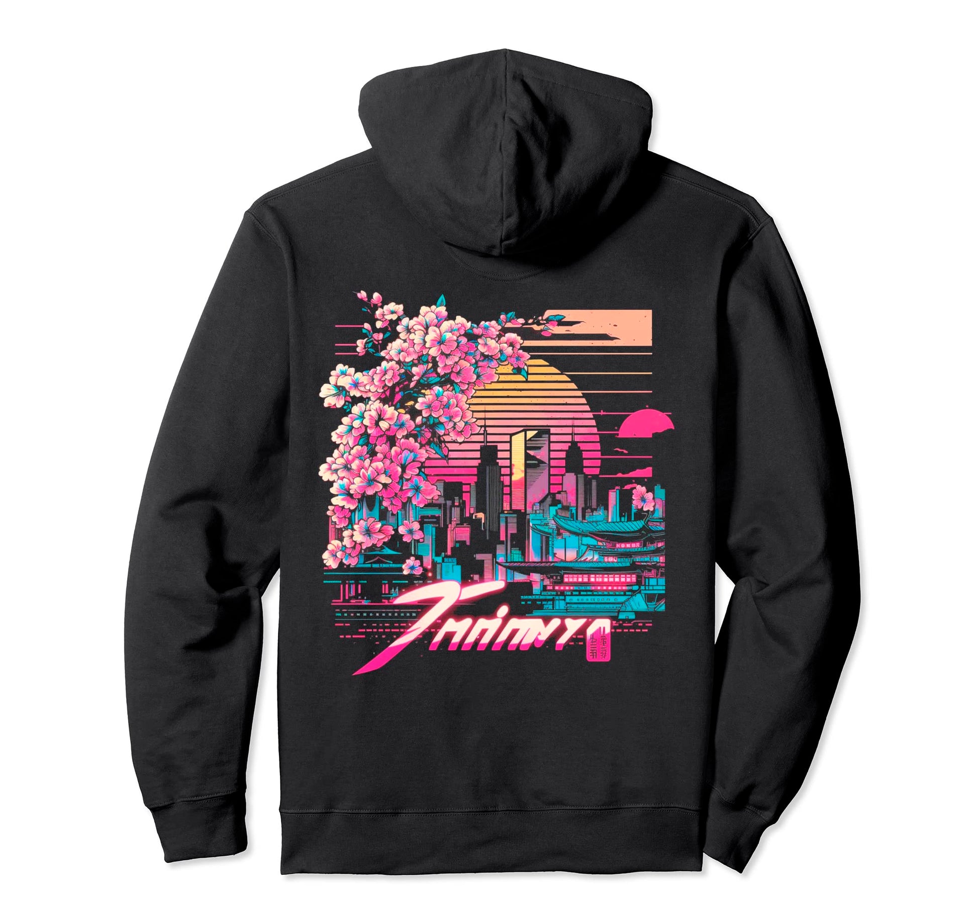 Cherry Blossom Japanese Japan Tokyo Hoodie - Novelty Apparel Men Women - T-Shirt, Sweatshirt, Hoodie