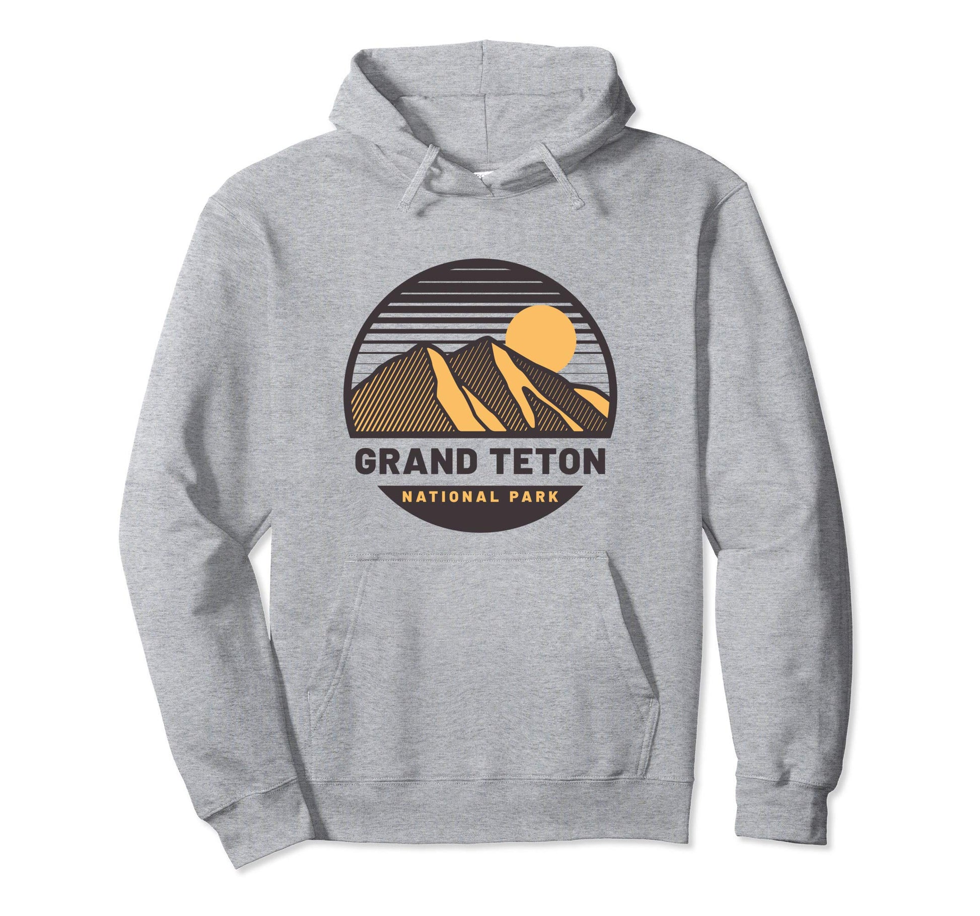 Grand Teton National Park Souvenir Hoodie - Fun Novelty Design Men Women - T-Shirt, Sweatshirt, Hoodie
