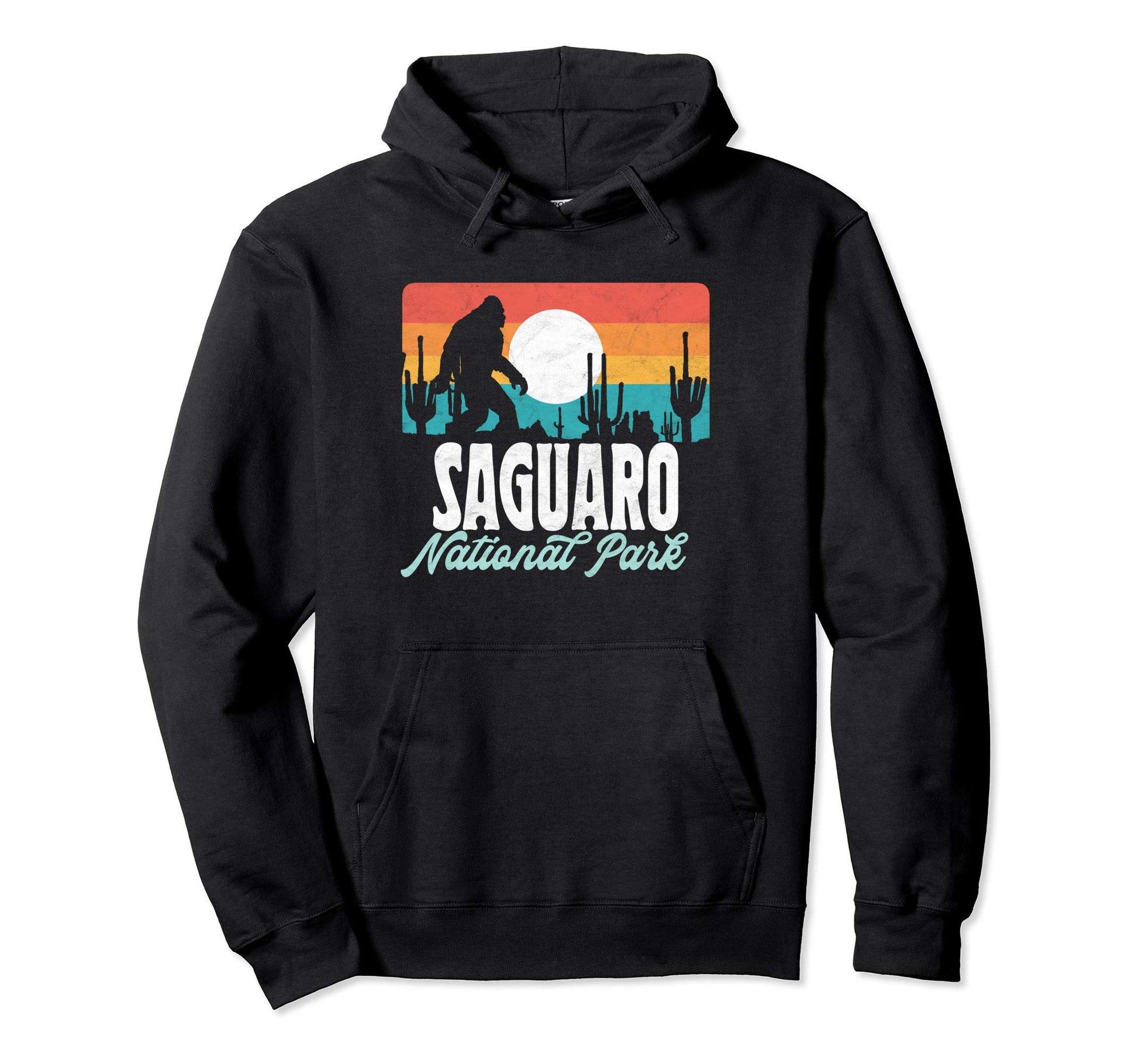 Saguaro National Park Bigfoot Hoodie - Casual Everyday Wear for Adults - T-Shirt, Sweatshirt, Hoodie