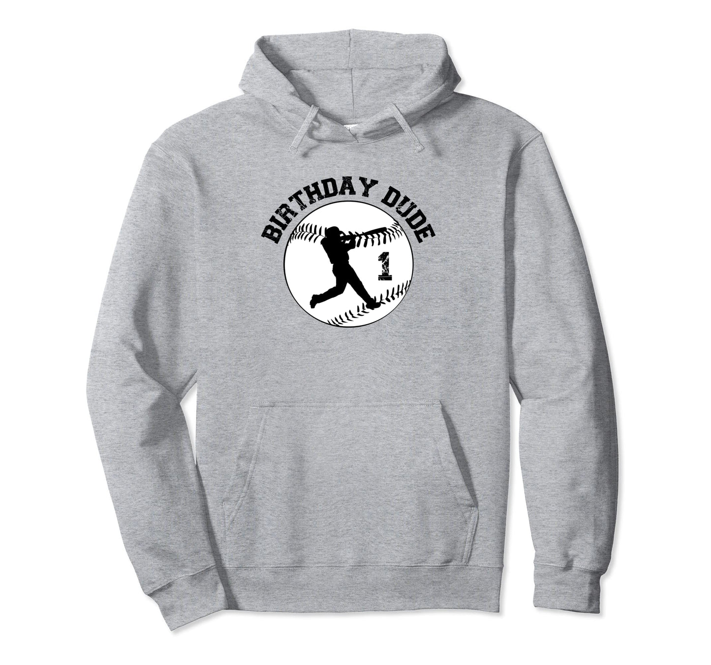 1 Year Old 1St Birthday Dude Baseball Hoodie - Novelty Apparel Men Women - T-Shirt, Sweatshirt, Hoodie