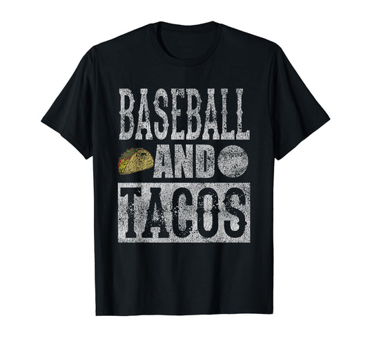 Baseball And Tacos Funny Taco T-Shirt - Streetwear Style for Adults - T-Shirt, Sweatshirt, Hoodie