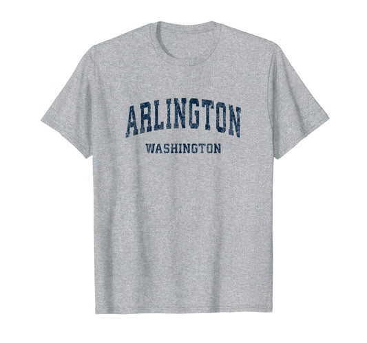 Arlington Washington Wa Varsity T-Shirt - Casual Everyday Wear Unisex - T-Shirt, Sweatshirt, Hoodie