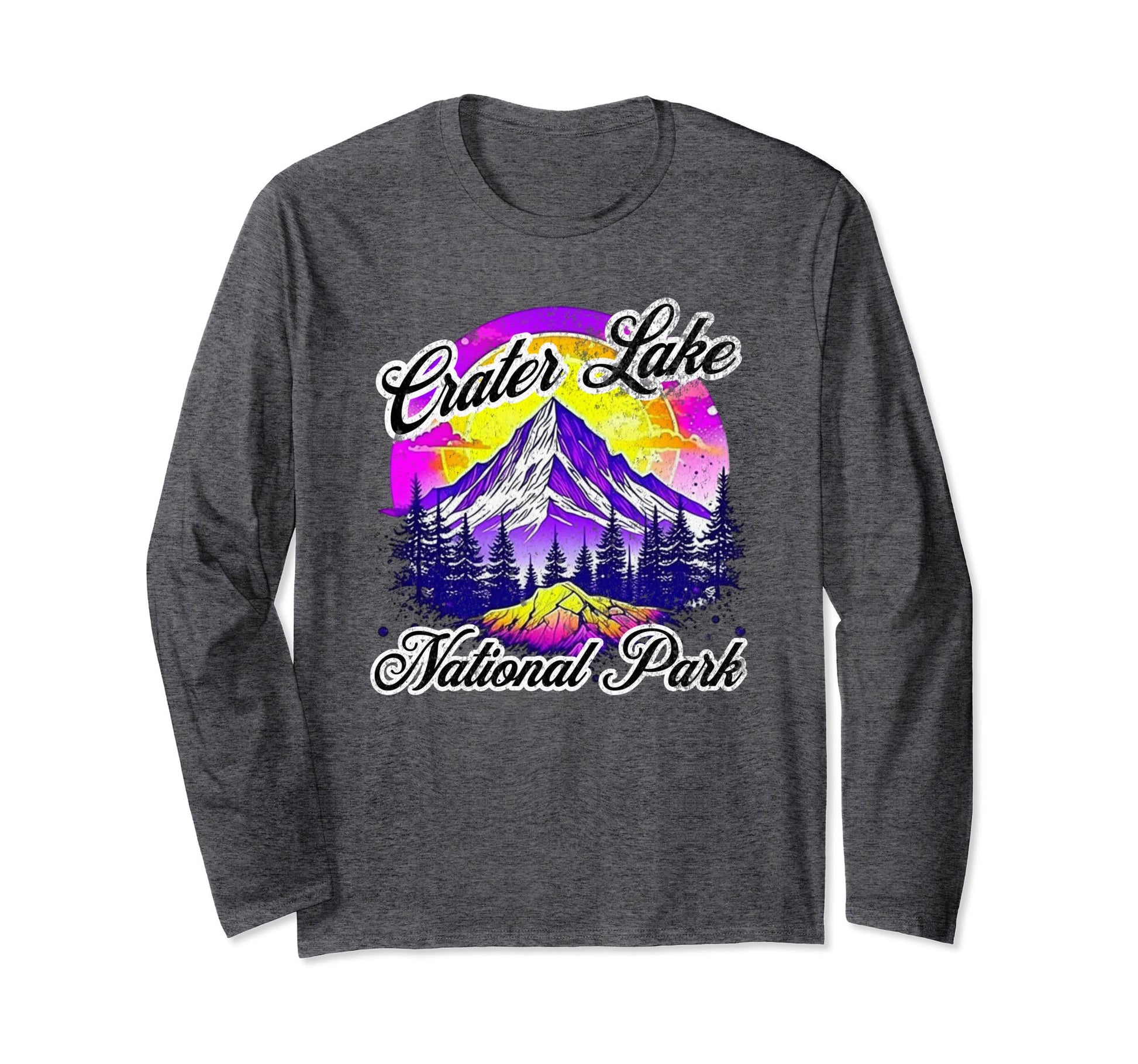 Crater Lake National Park Oregon Usa T-Shirt - Minimalist Print Men Women - T-Shirt, Sweatshirt, Hoodie
