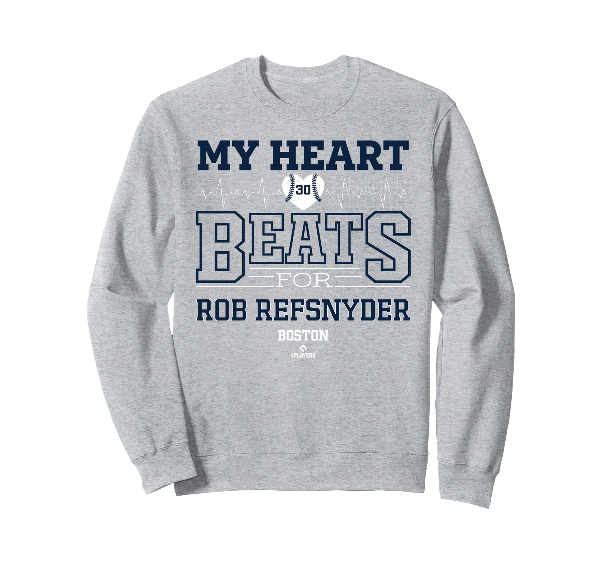 My Heart Beats Rob Refsnyder Sweatshirt - Novelty Apparel for Adults - T-Shirt, Sweatshirt, Hoodie